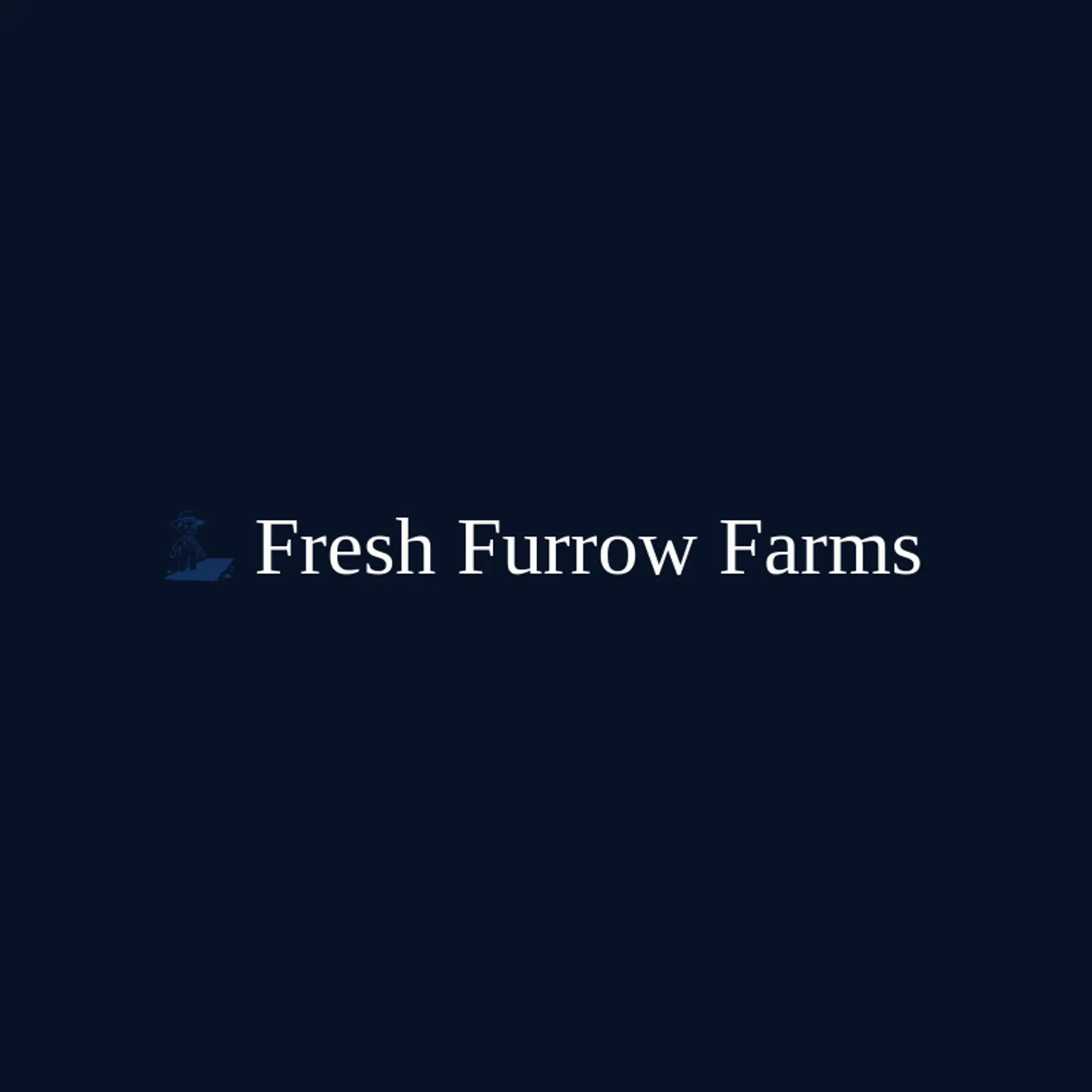 Fresh Furrow Farms logo for farmer