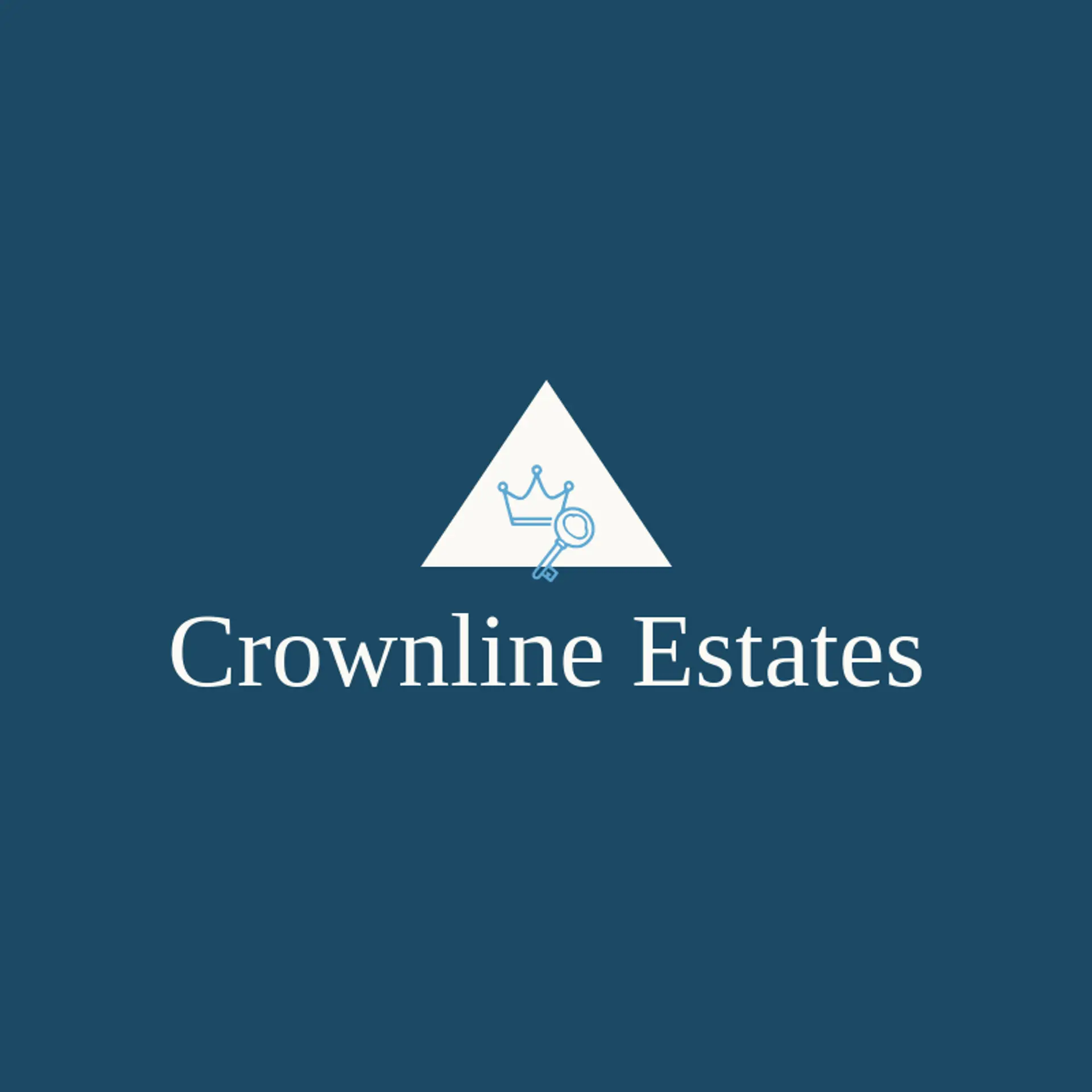 Crownline Estates logo for real estate agent