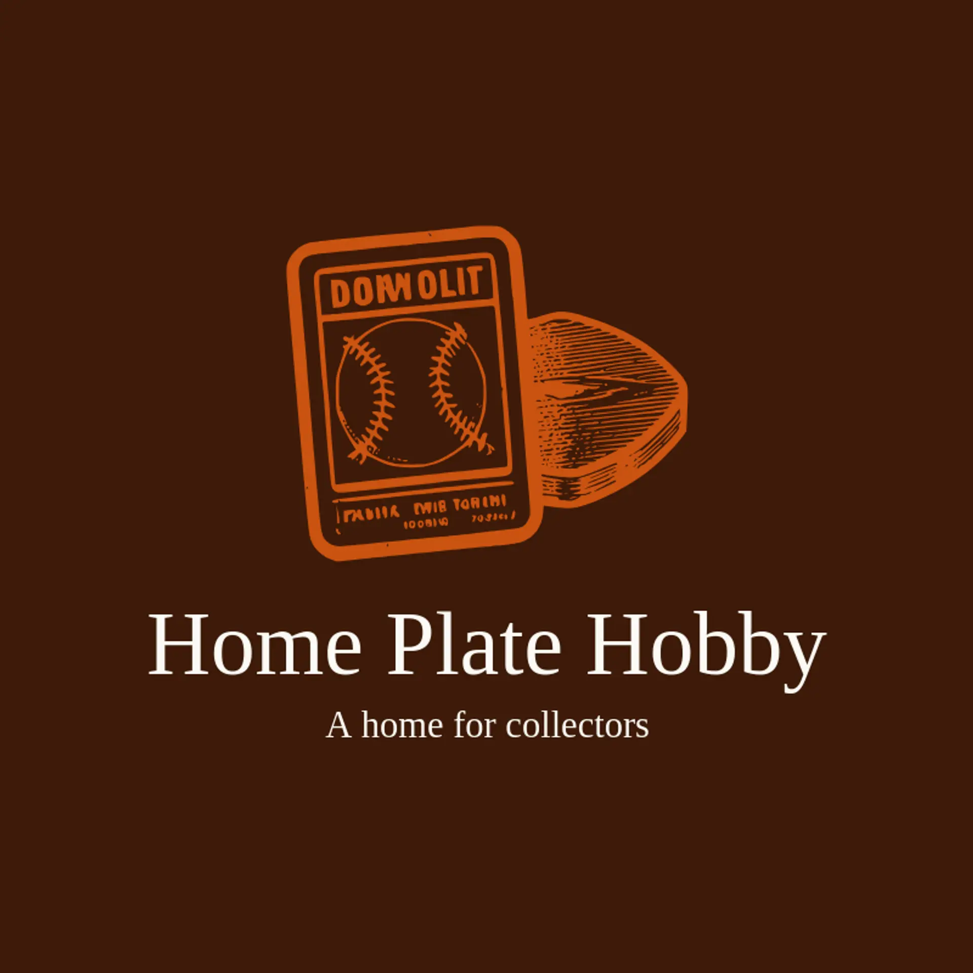 Home Plate Hobby logo for sports card