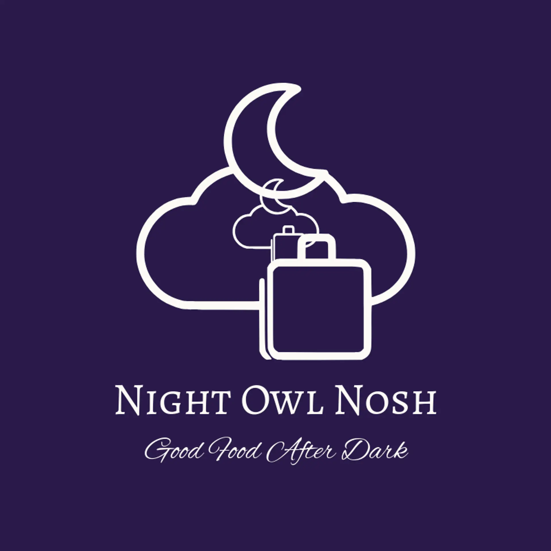 Night Owl Nosh logo for cloud kitchen