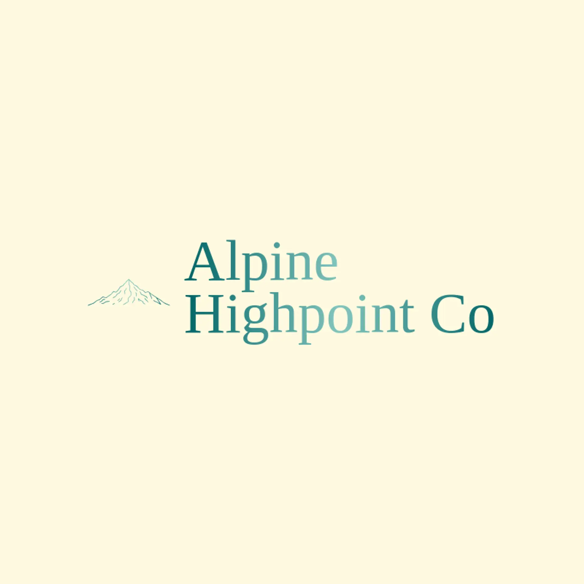Alpine Highpoint Co logo for alpine