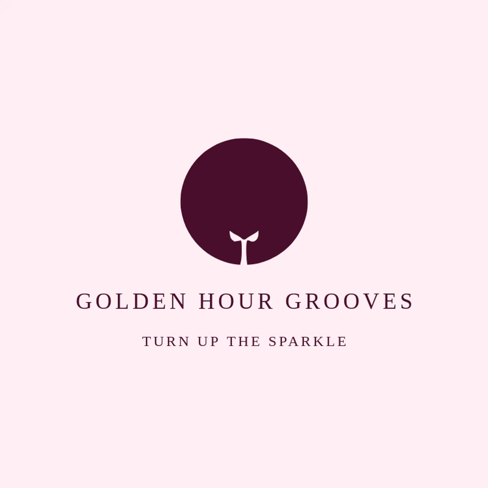Golden Hour Grooves logo for disco