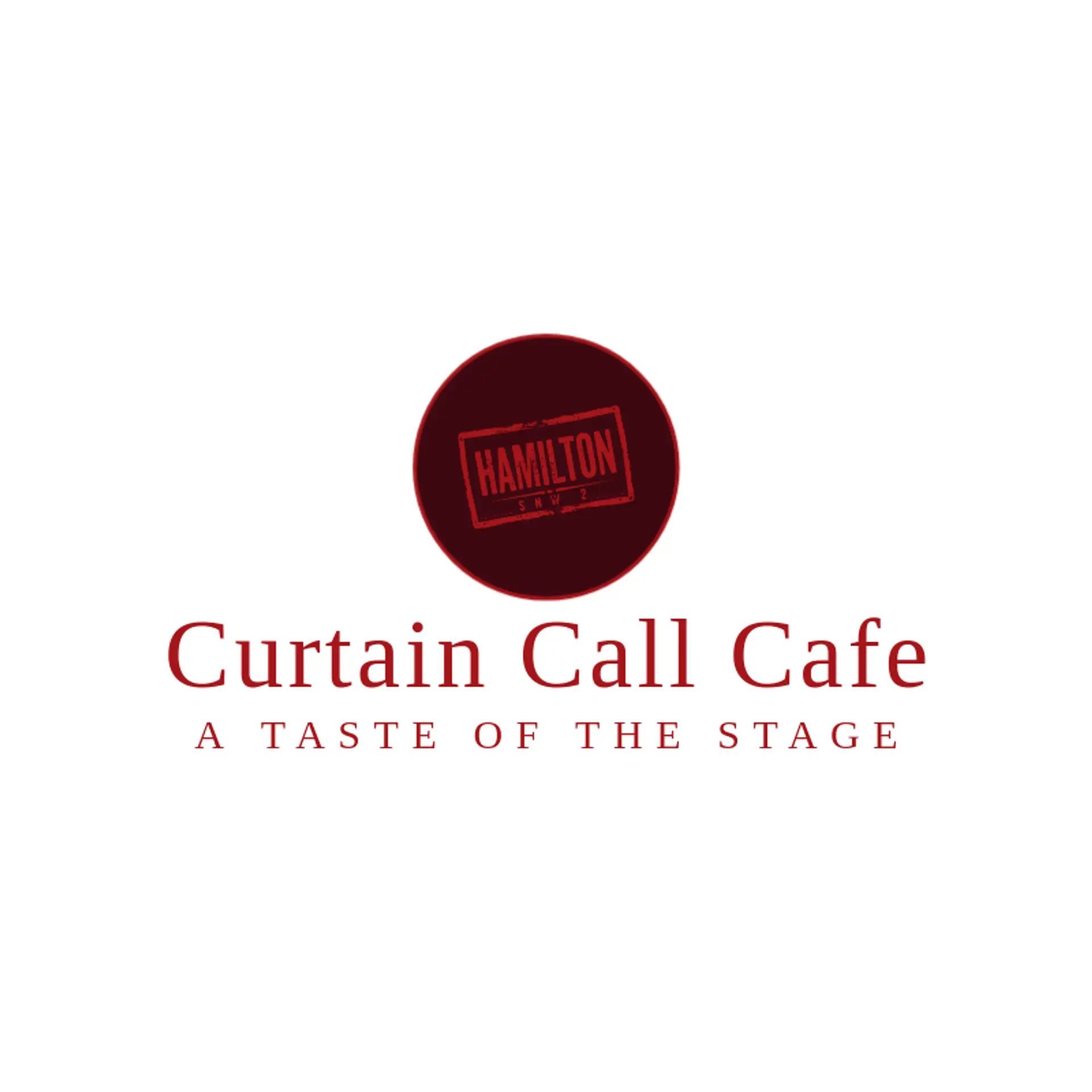 Curtain Call Cafe logo for broadway