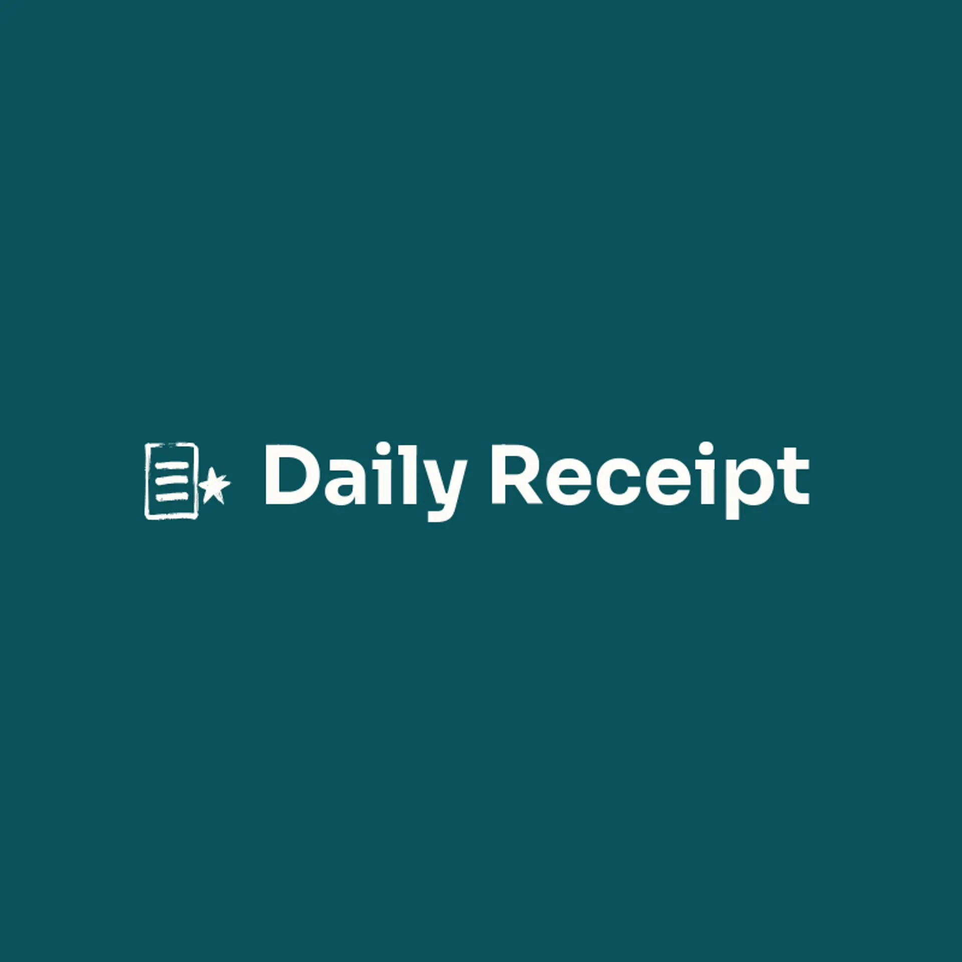 Daily Receipt logo for store