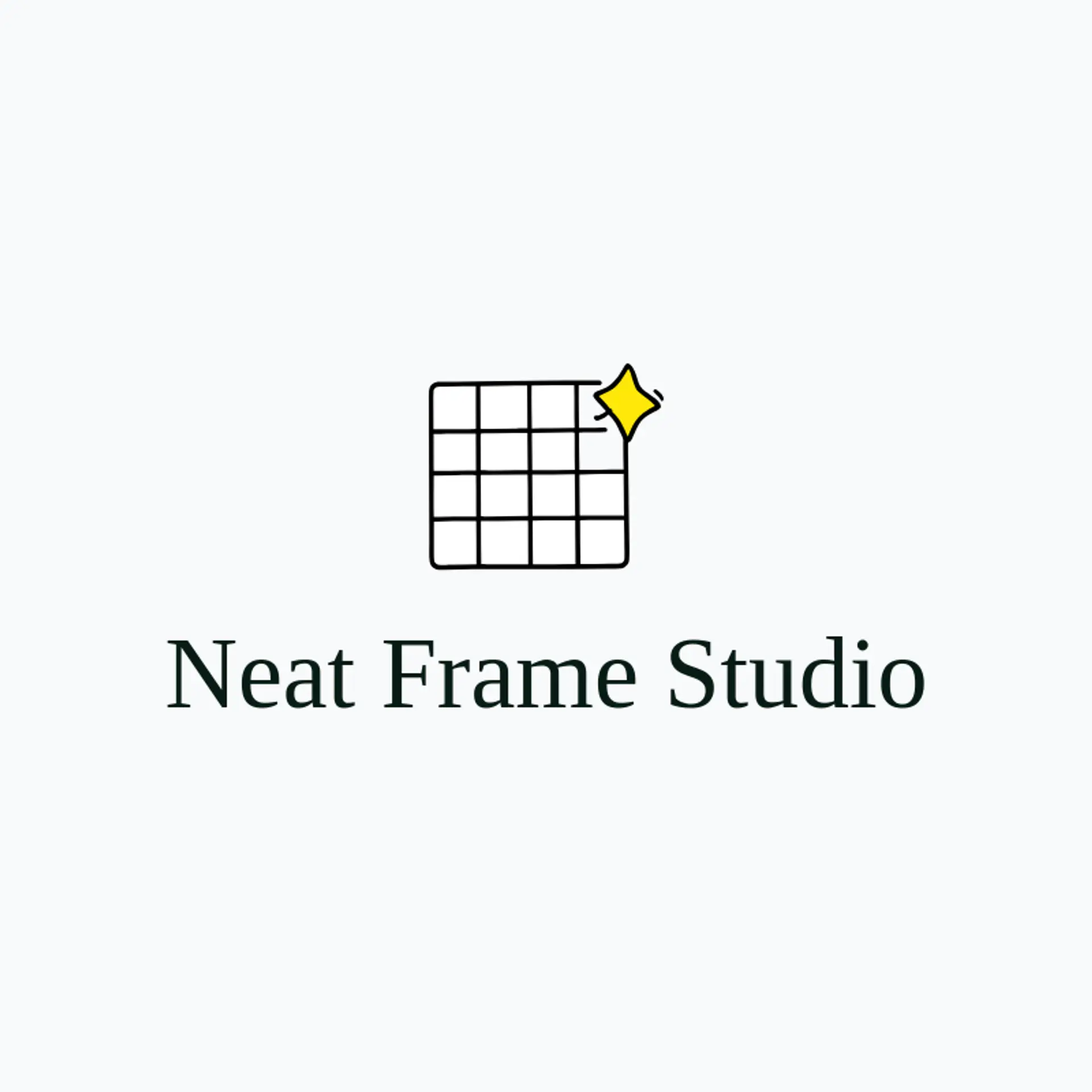 Neat Frame Studio logo for grid