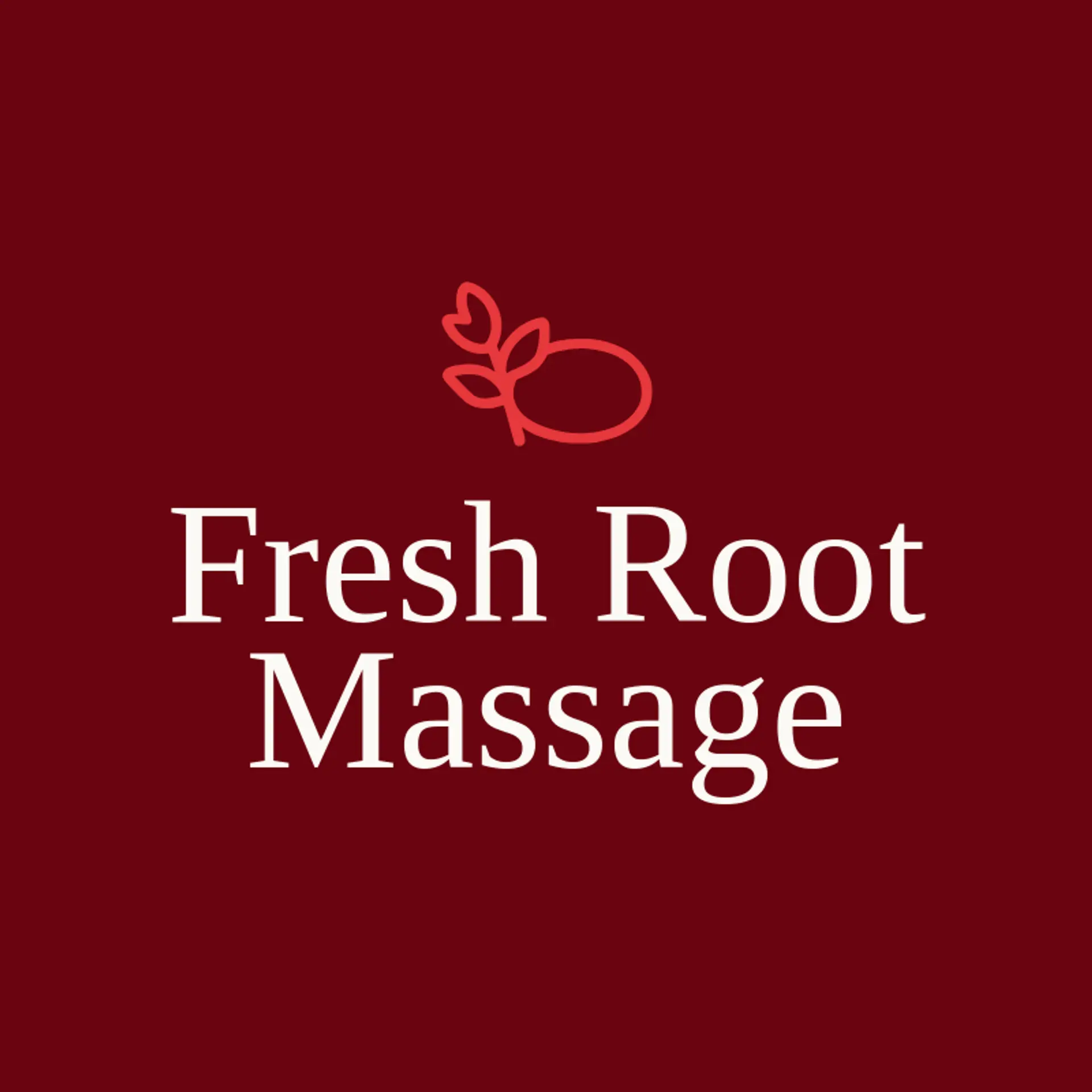 Fresh Root Massage logo for massage