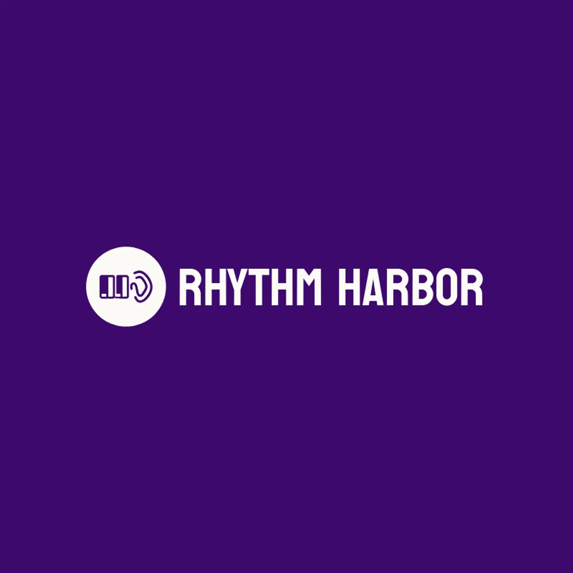 Rhythm Harbor logo for sound