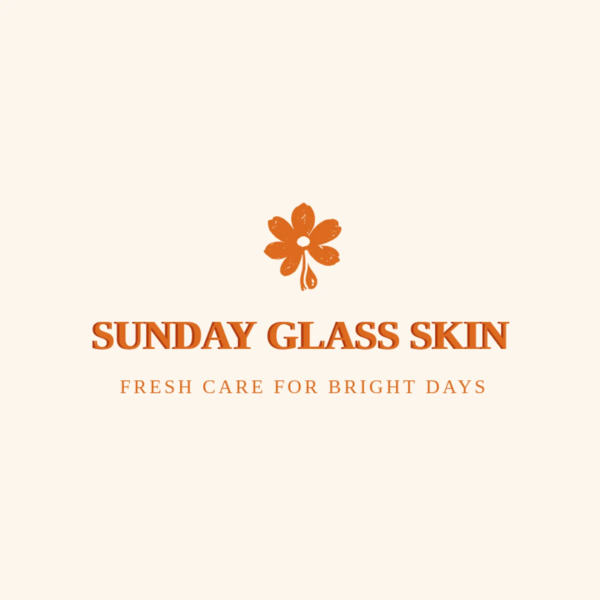 Sunday Glass Skin logo for skincare