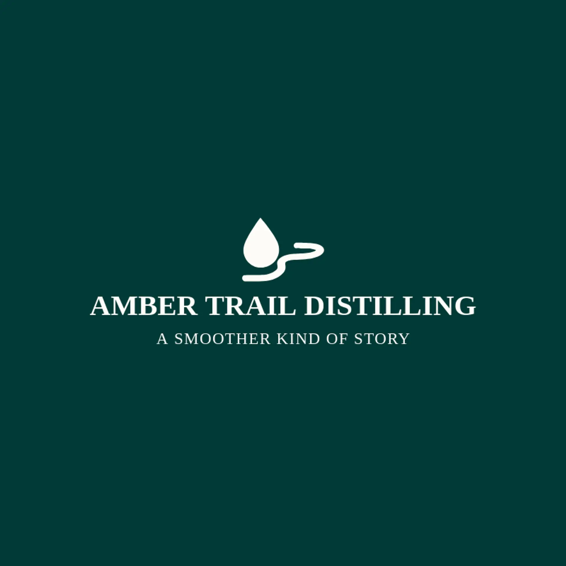 Amber Trail Distilling logo for whiskey