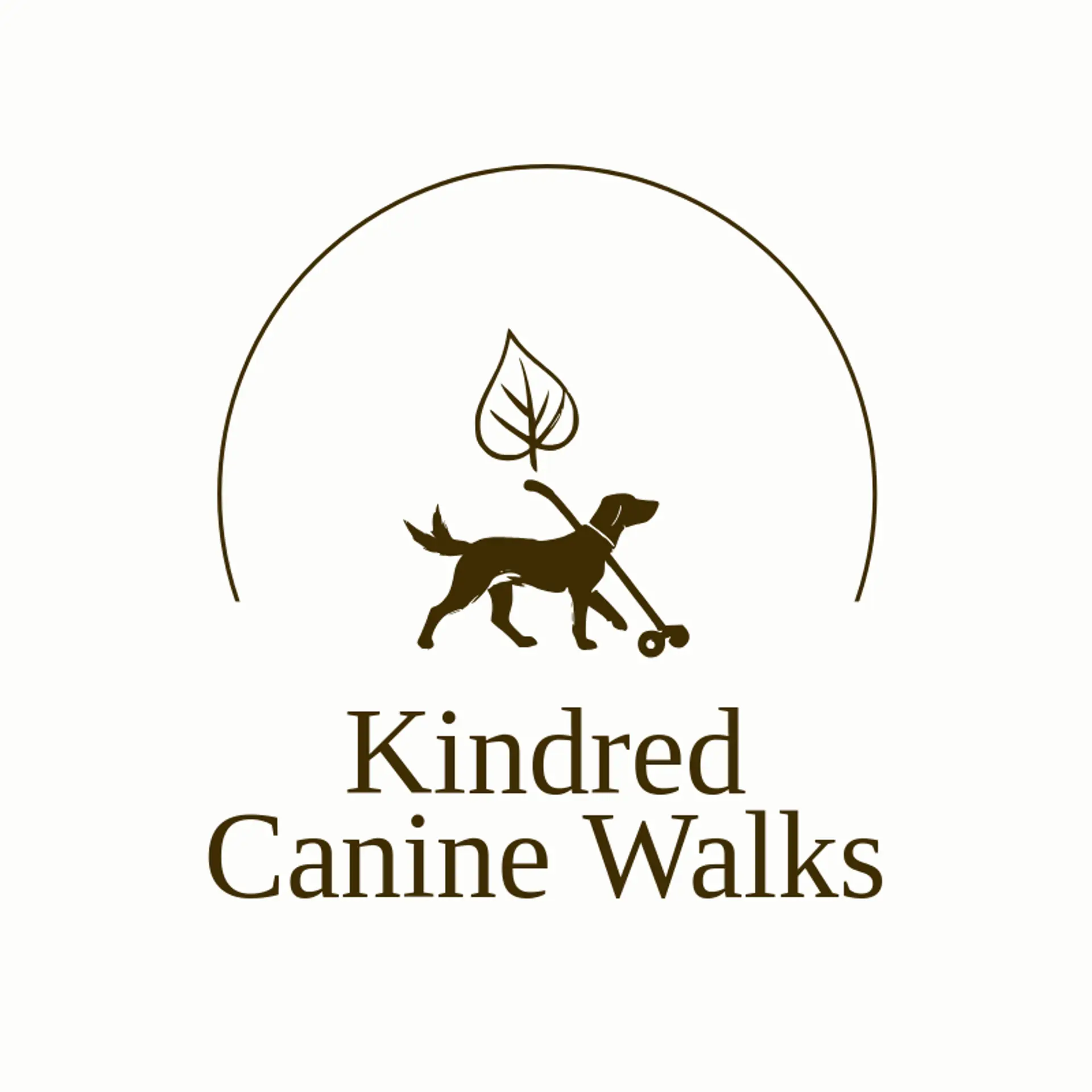 Kindred Canine Walks logo for dog walking