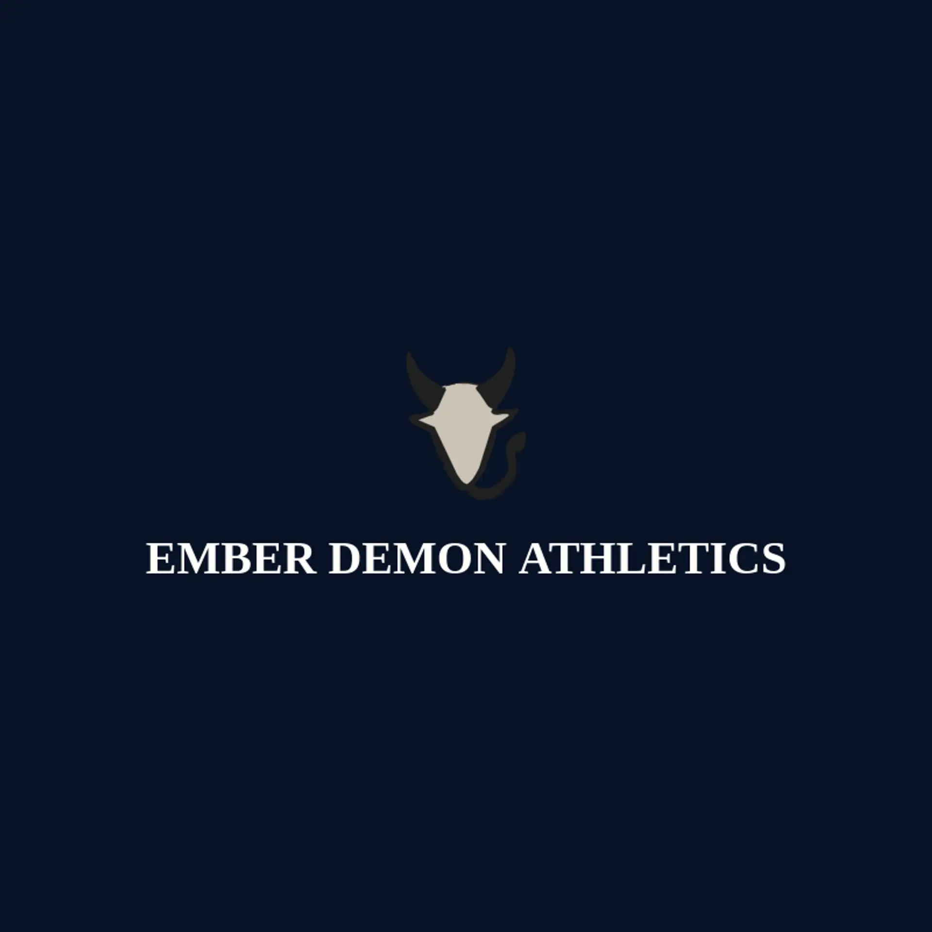 Ember Demon Athletics logo for demon