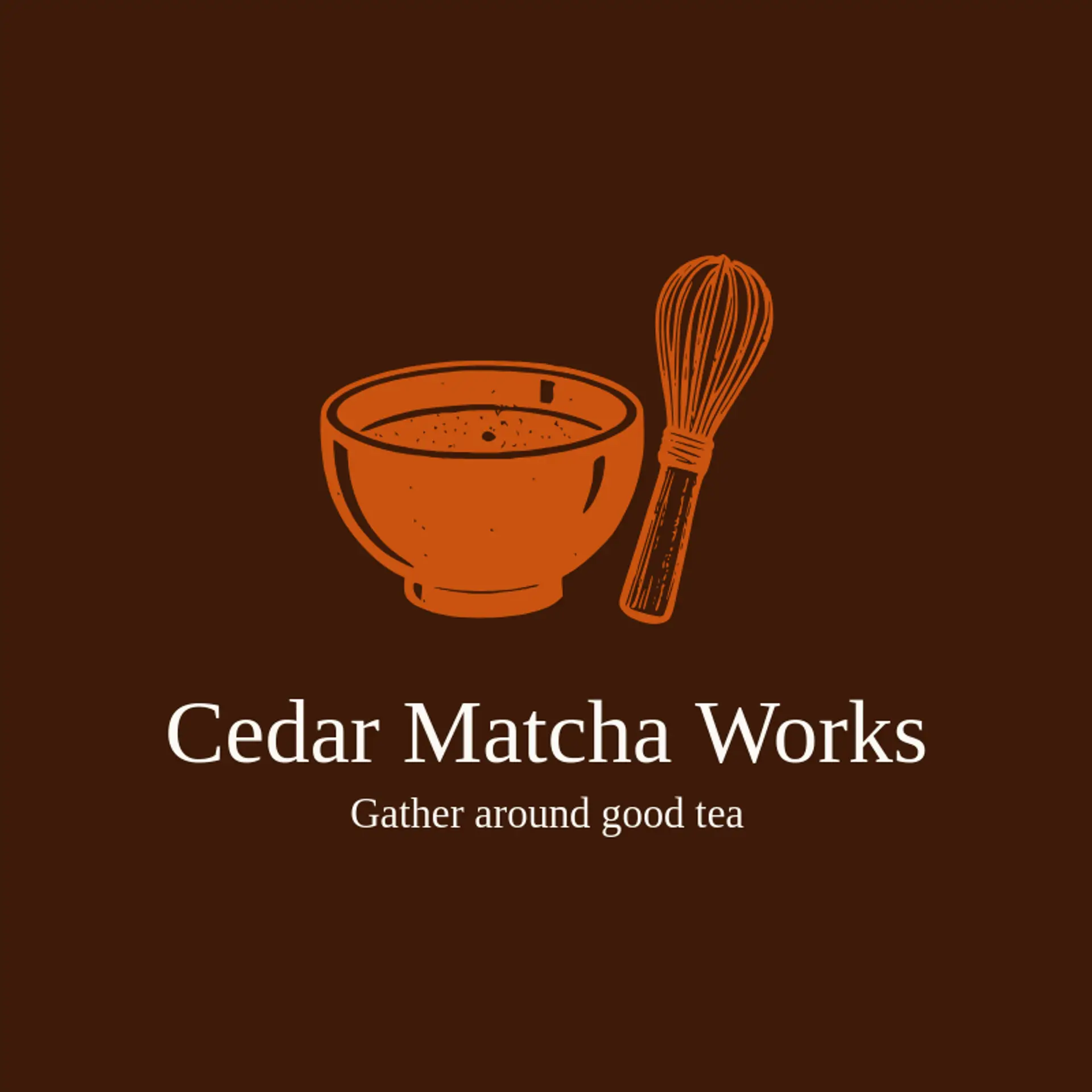 Cedar Matcha Works logo for matcha