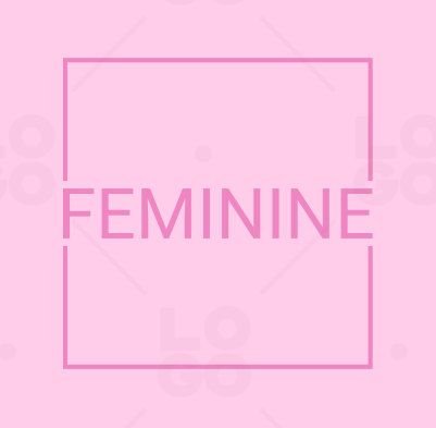 Feminine logo hi-res stock photography and images - Alamy