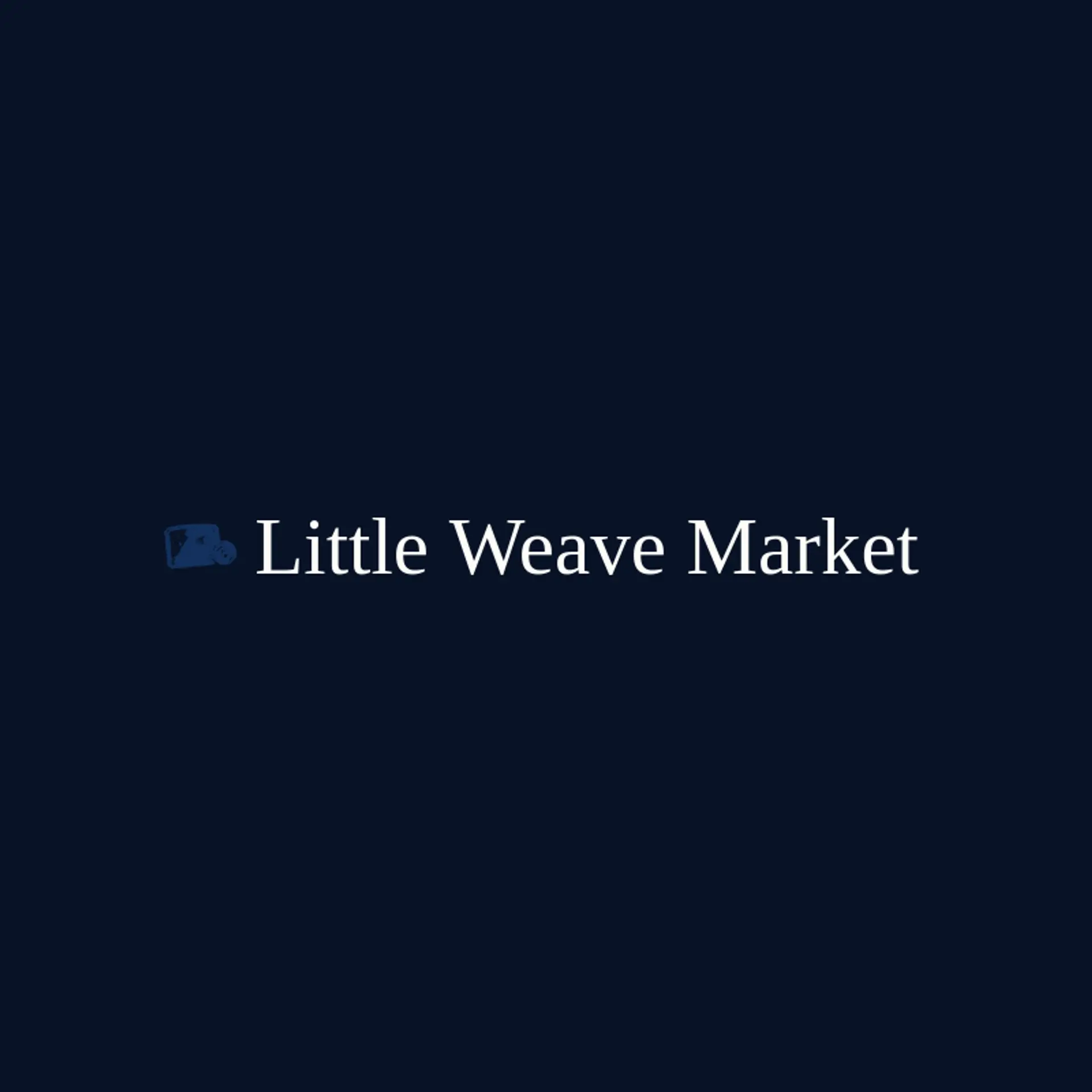Little Weave Market logo for fabric