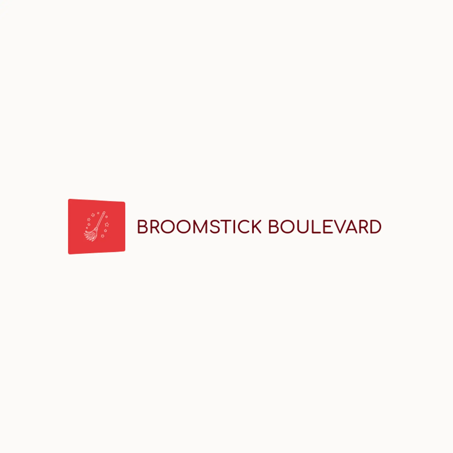 Broomstick Boulevard logo for halloween