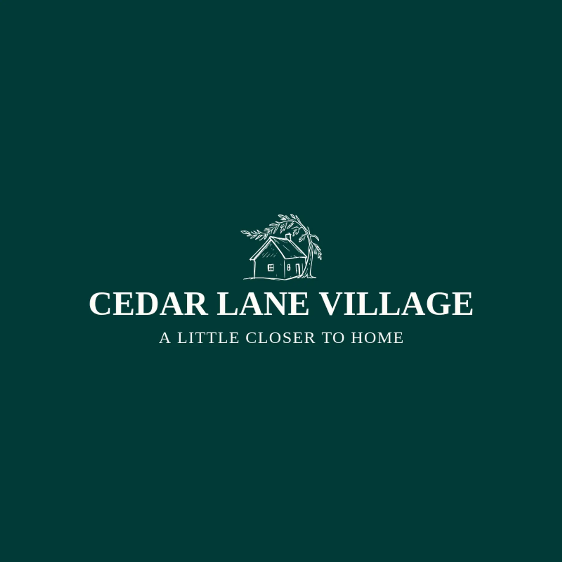 Cedar Lane Village logo for village