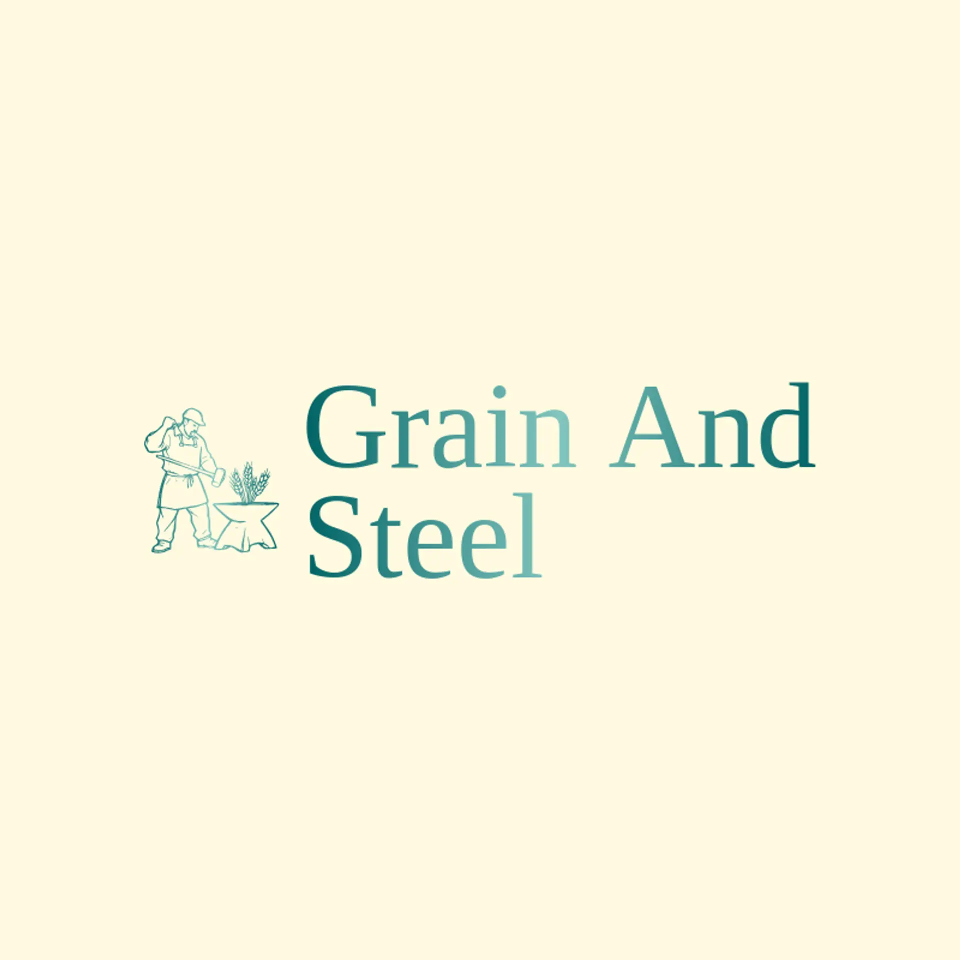 Grain and Steel logo for blacksmith