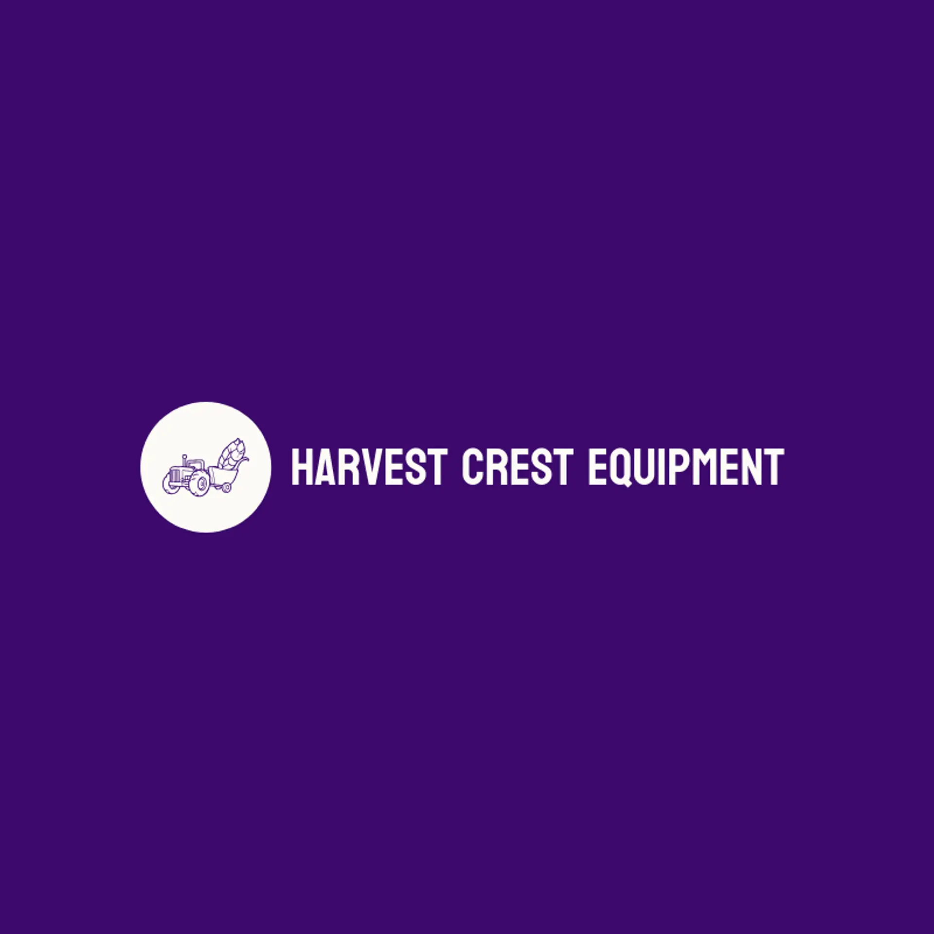 Harvest Crest Equipment logo for tractor