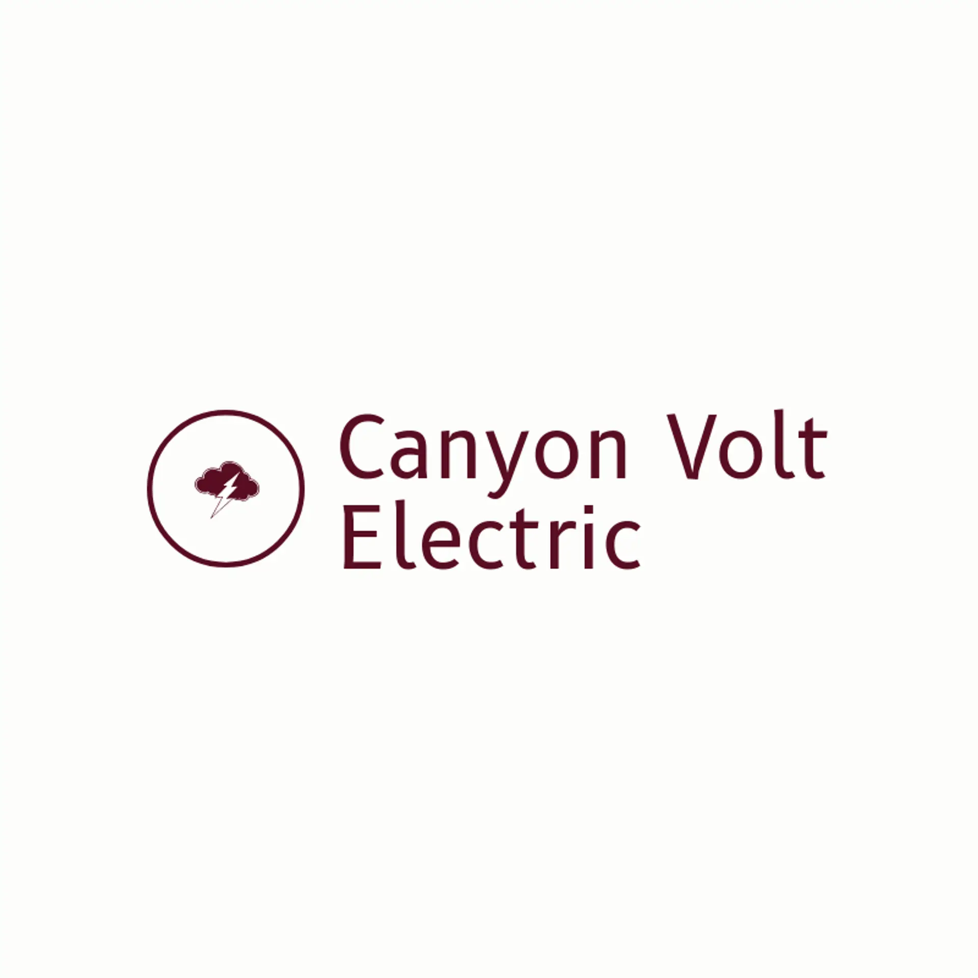 Canyon Volt Electric logo for thunderbolt