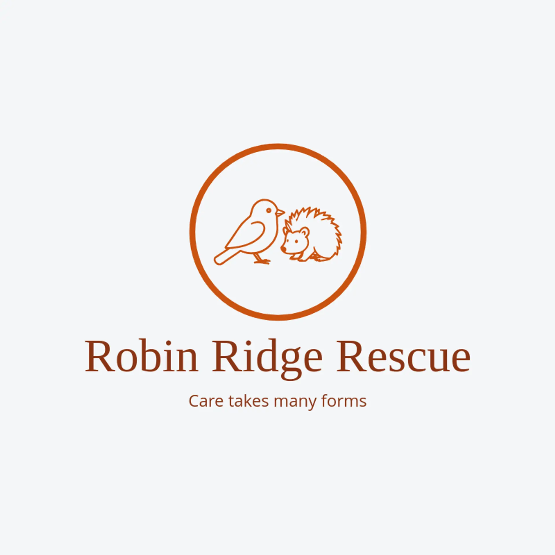 Robin Ridge Rescue logo for robin