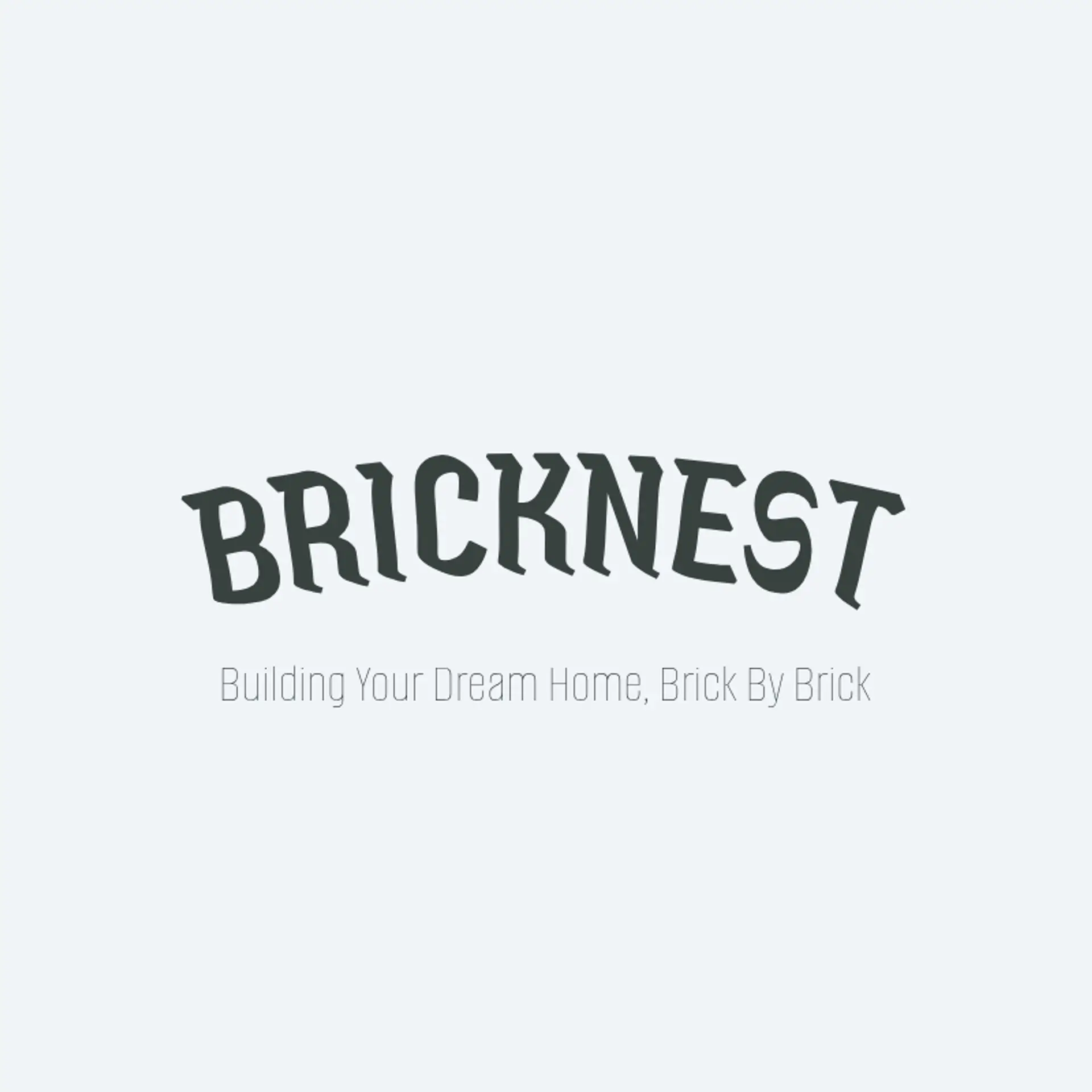 BrickNest logo for construction house