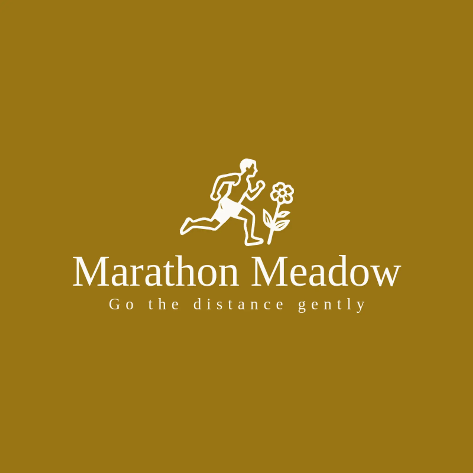 Marathon Meadow logo for runner