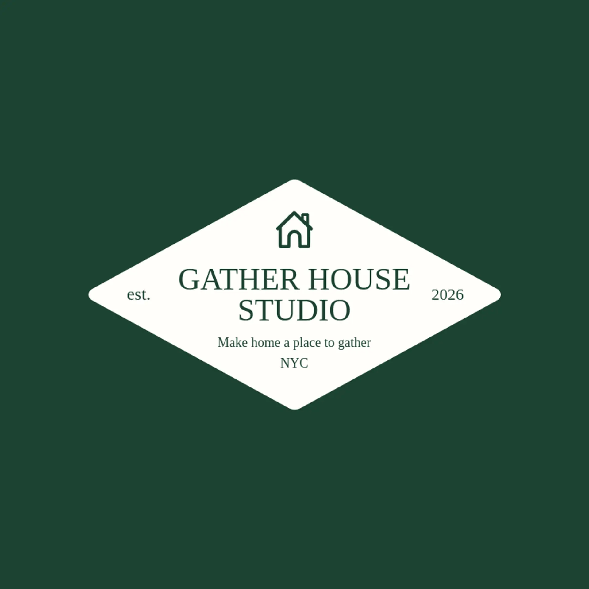 Gather House Studio logo for remodeling