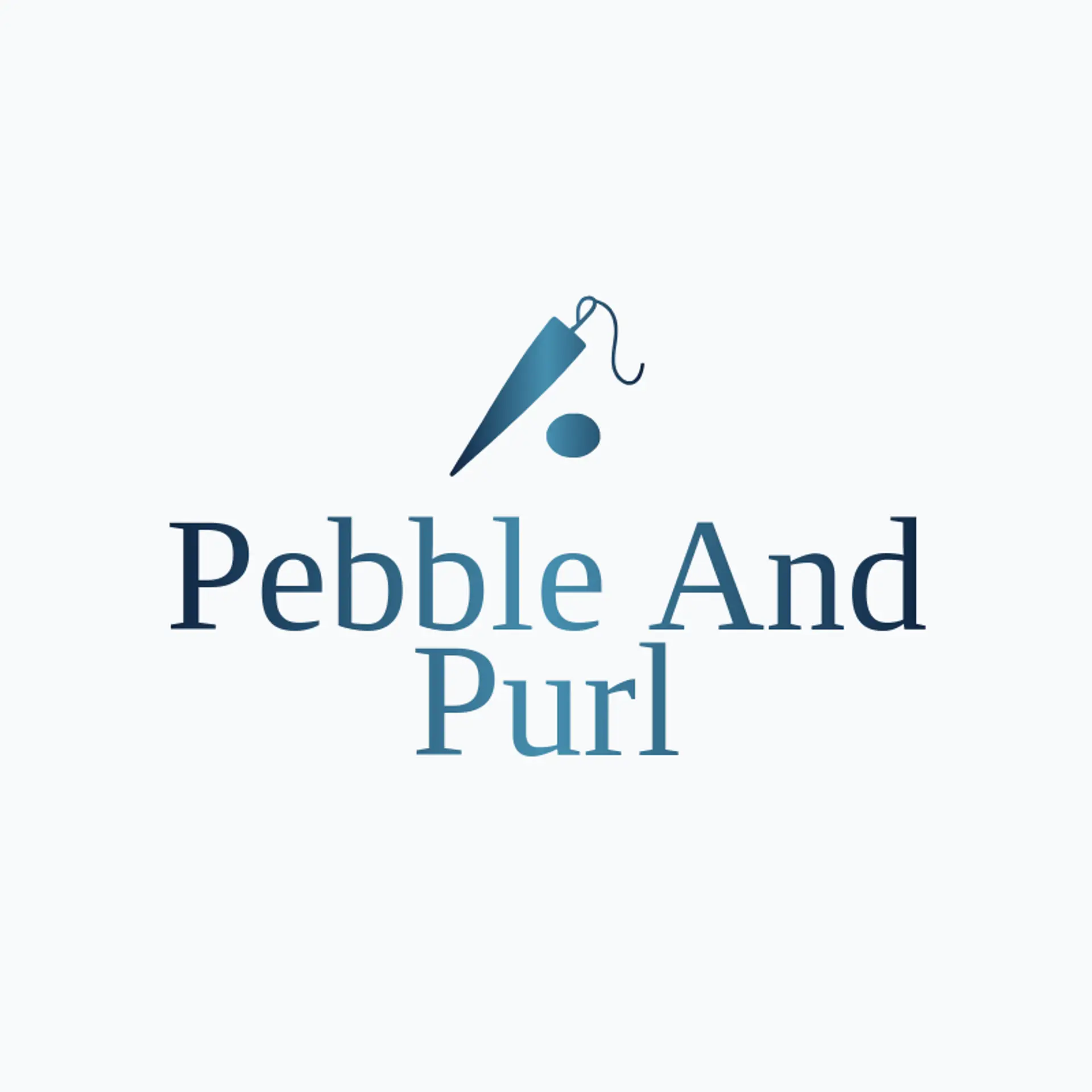 Pebble and Purl logo for stitching