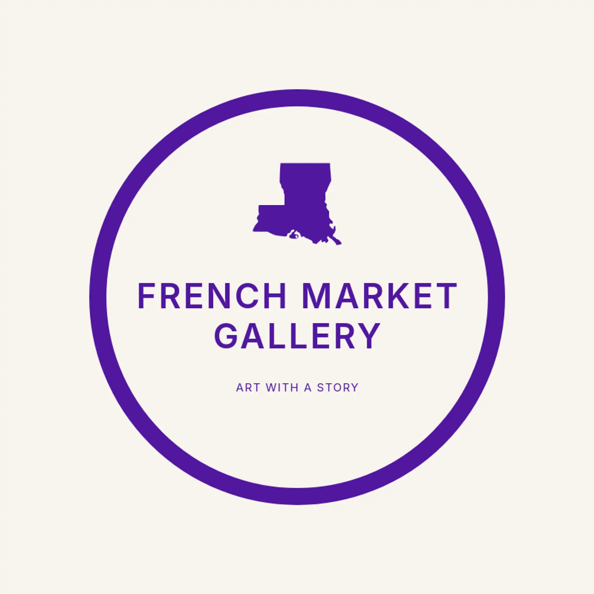 French Market Gallery logo for louisiana