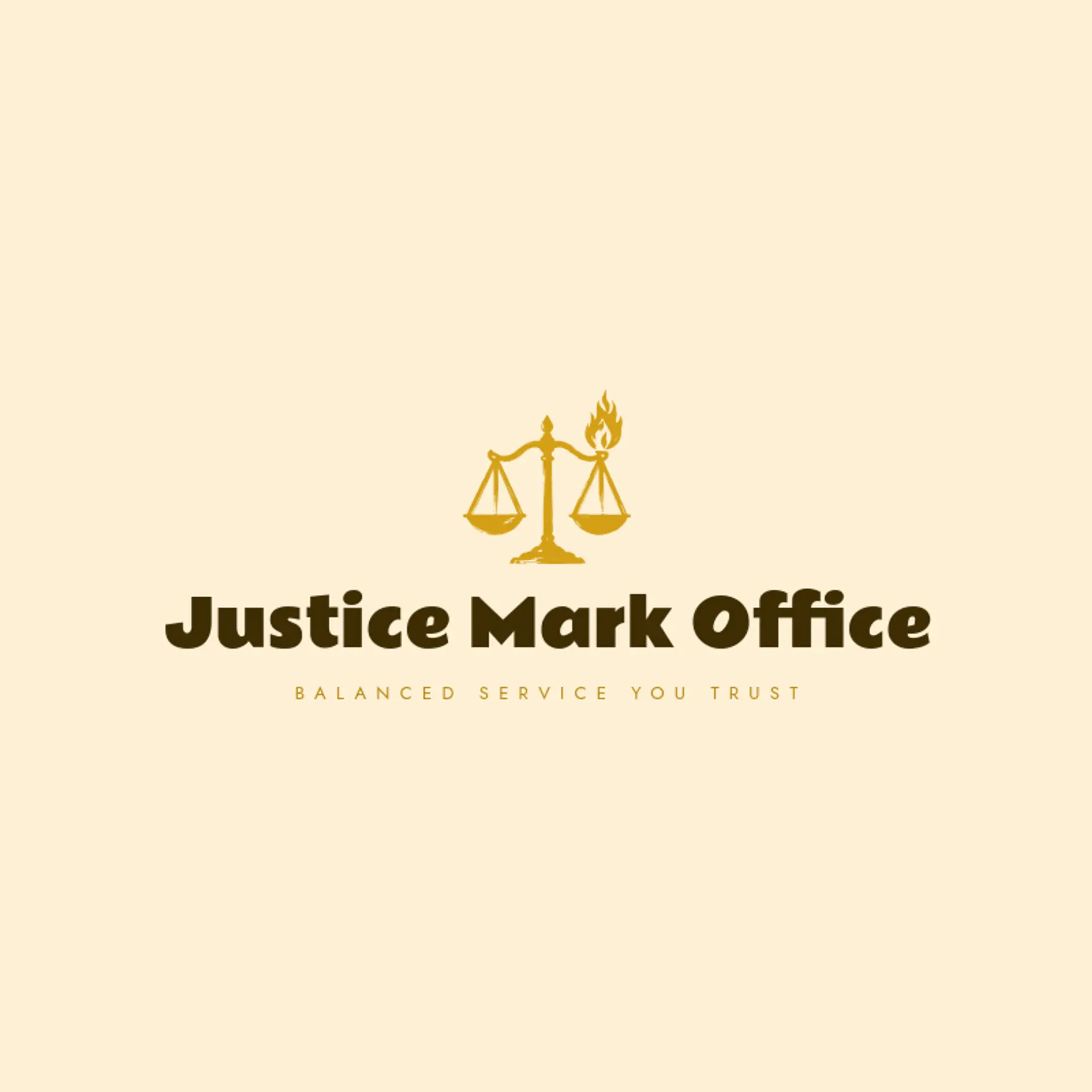 Justice Mark Office logo for notary
