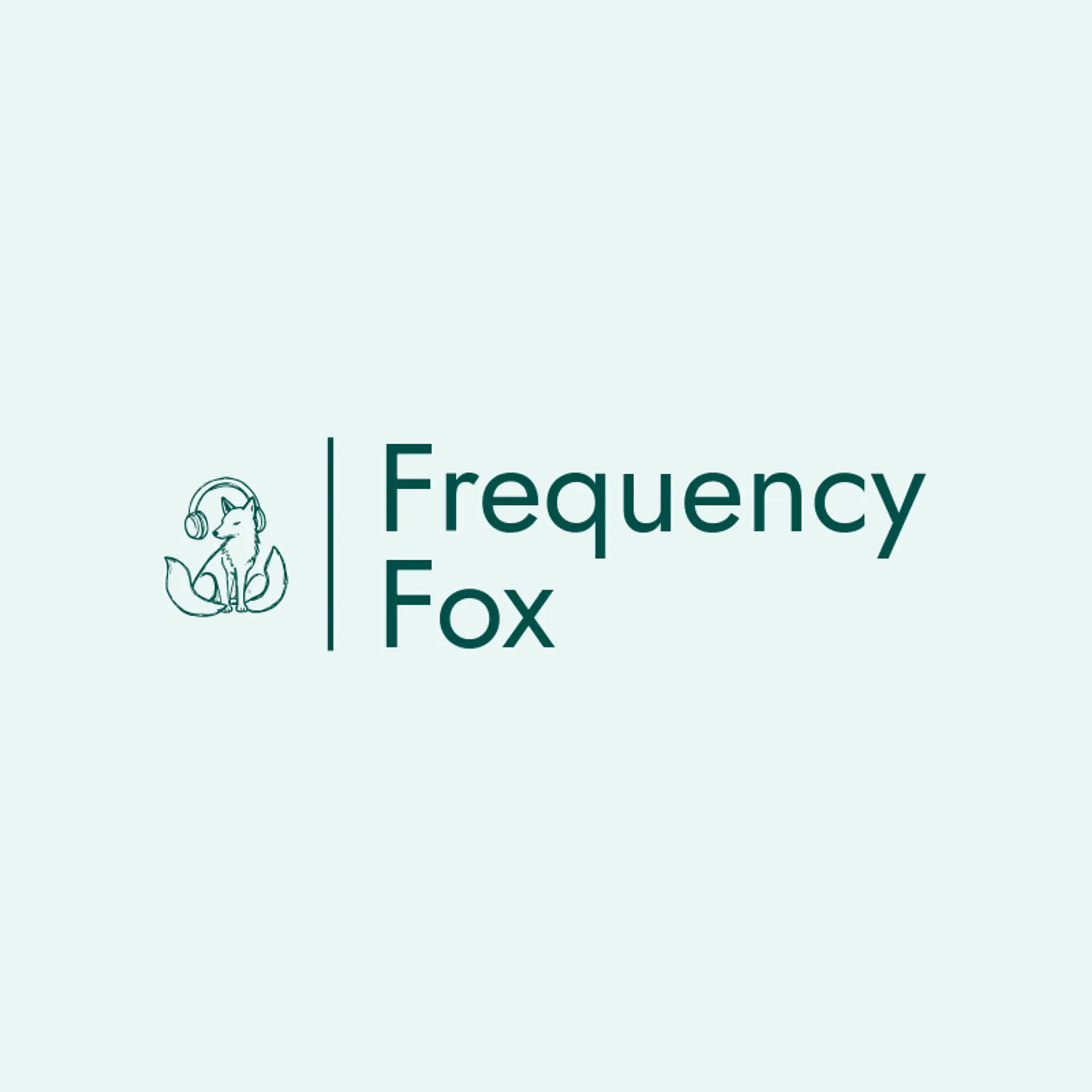 Frequency Fox logo for headphones