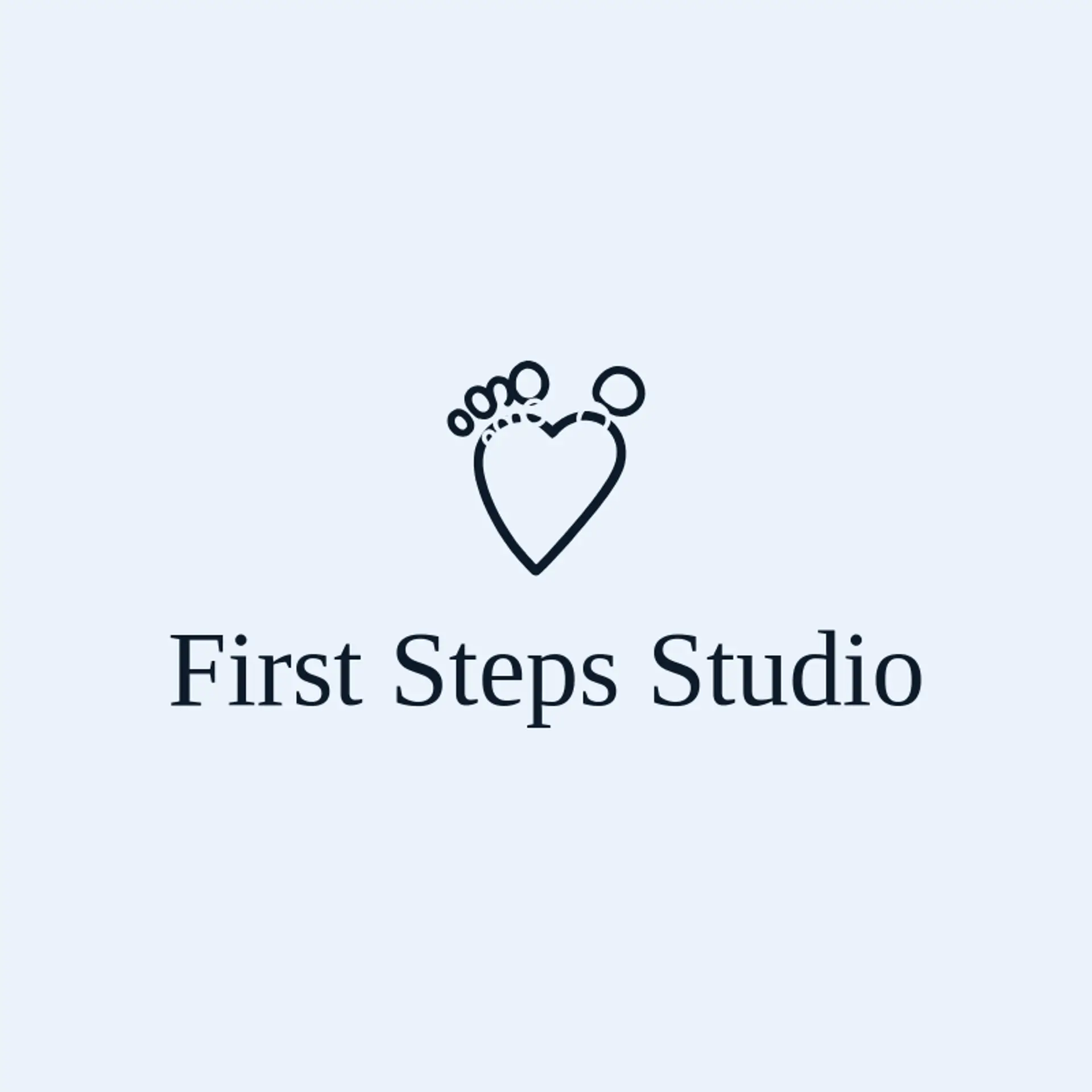First Steps Studio logo for baby