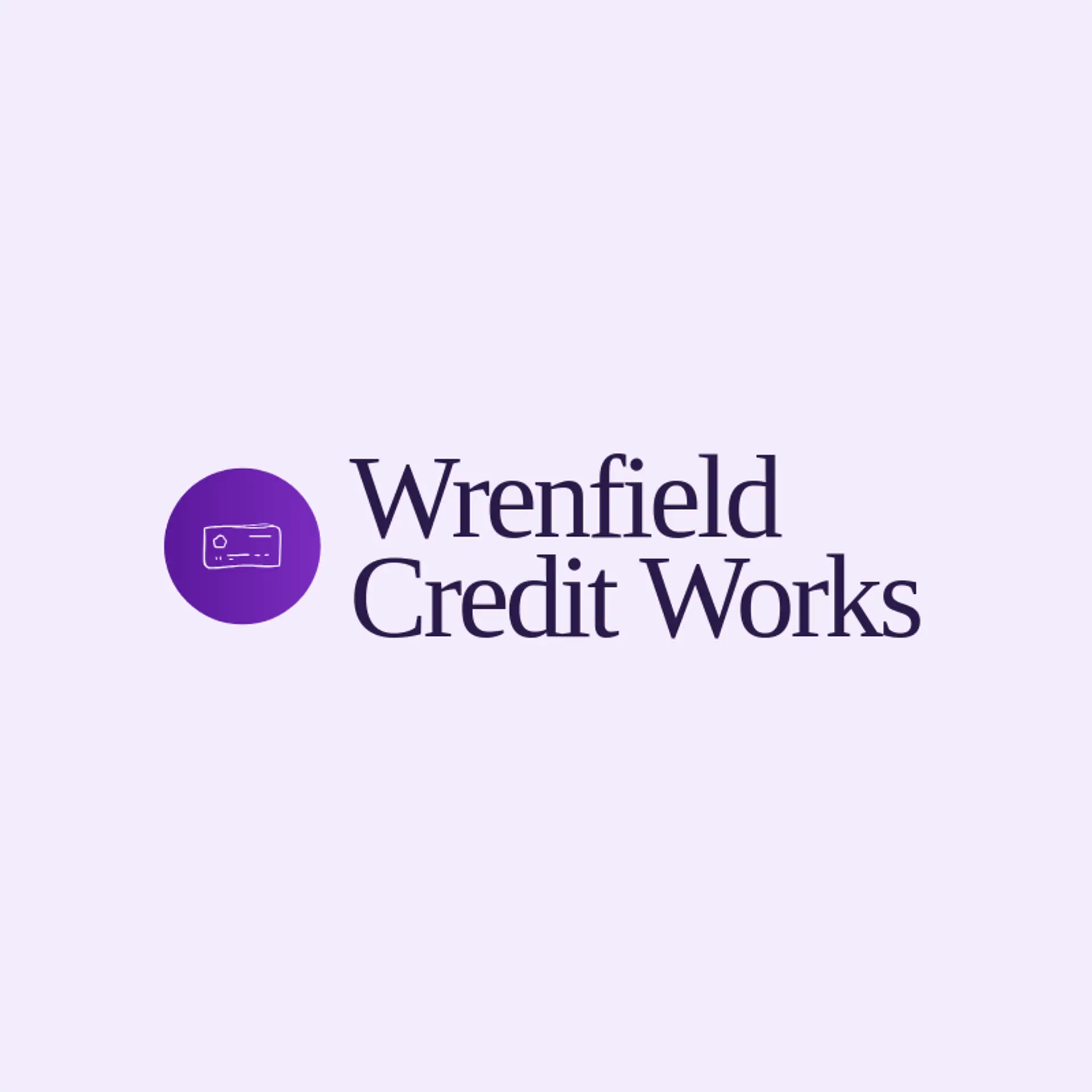 Wrenfield Credit Works logo for credit card
