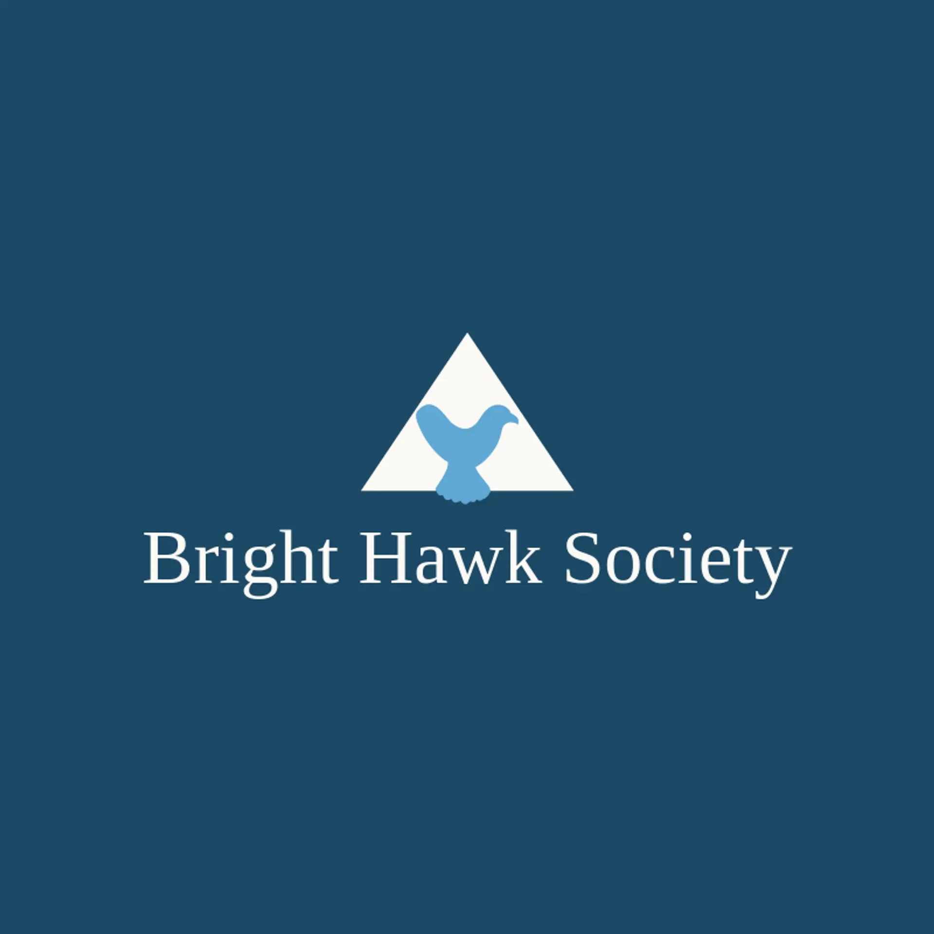Bright Hawk Society logo for hawk