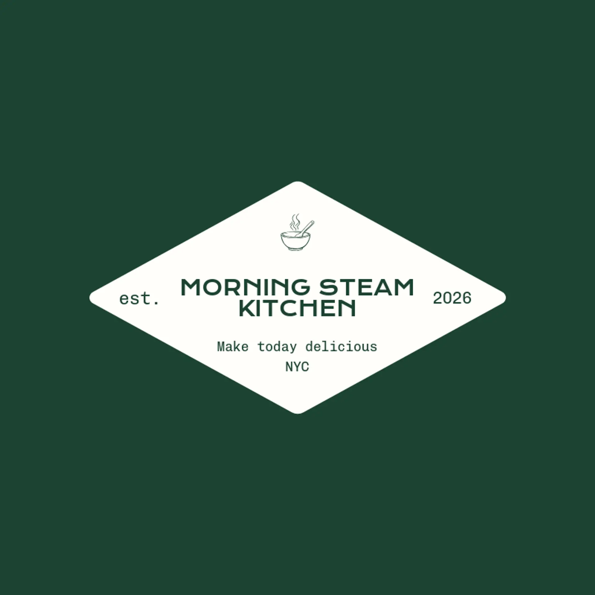 Morning Steam Kitchen logo for kitchen