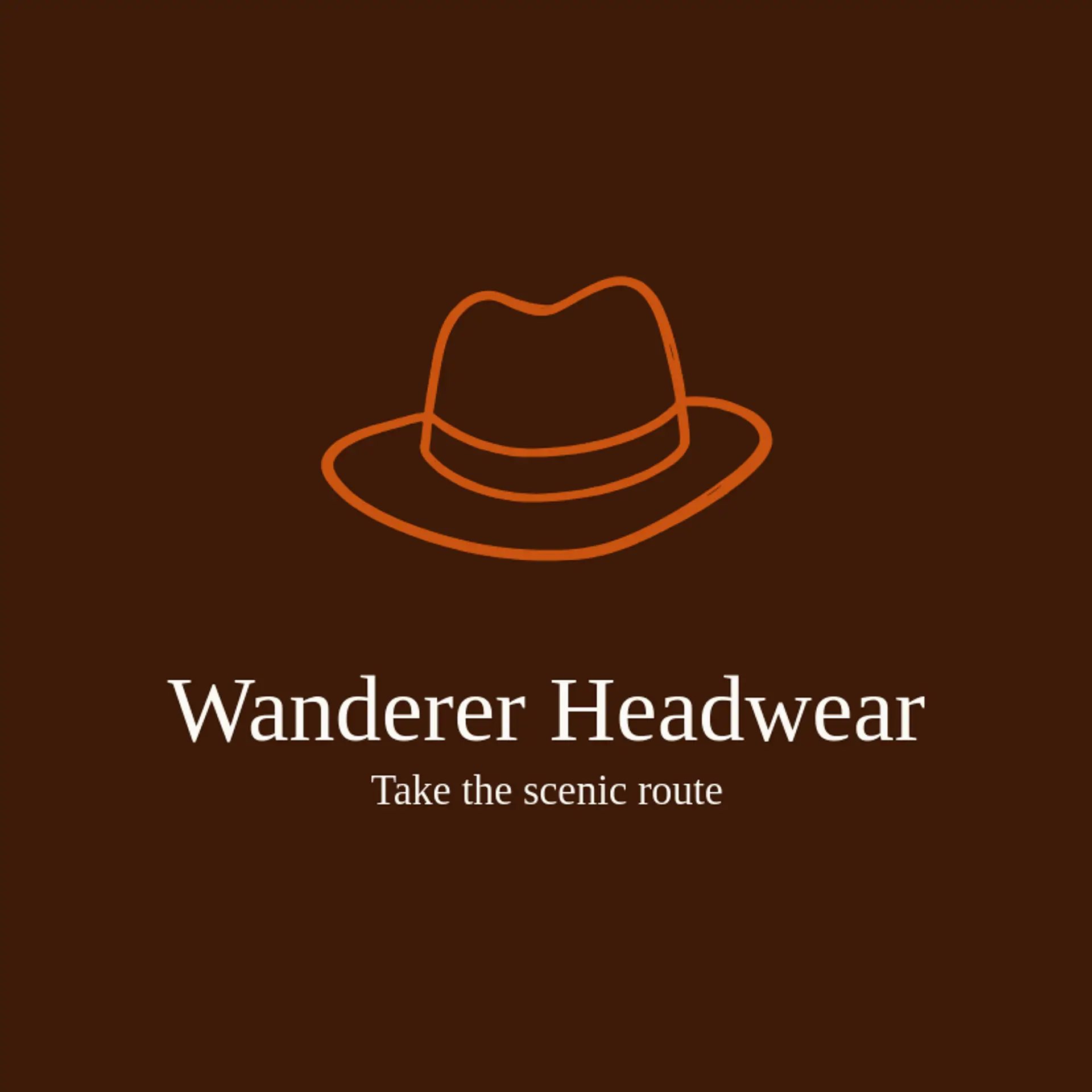 Wanderer Headwear logo for Fedora Logo Ideas