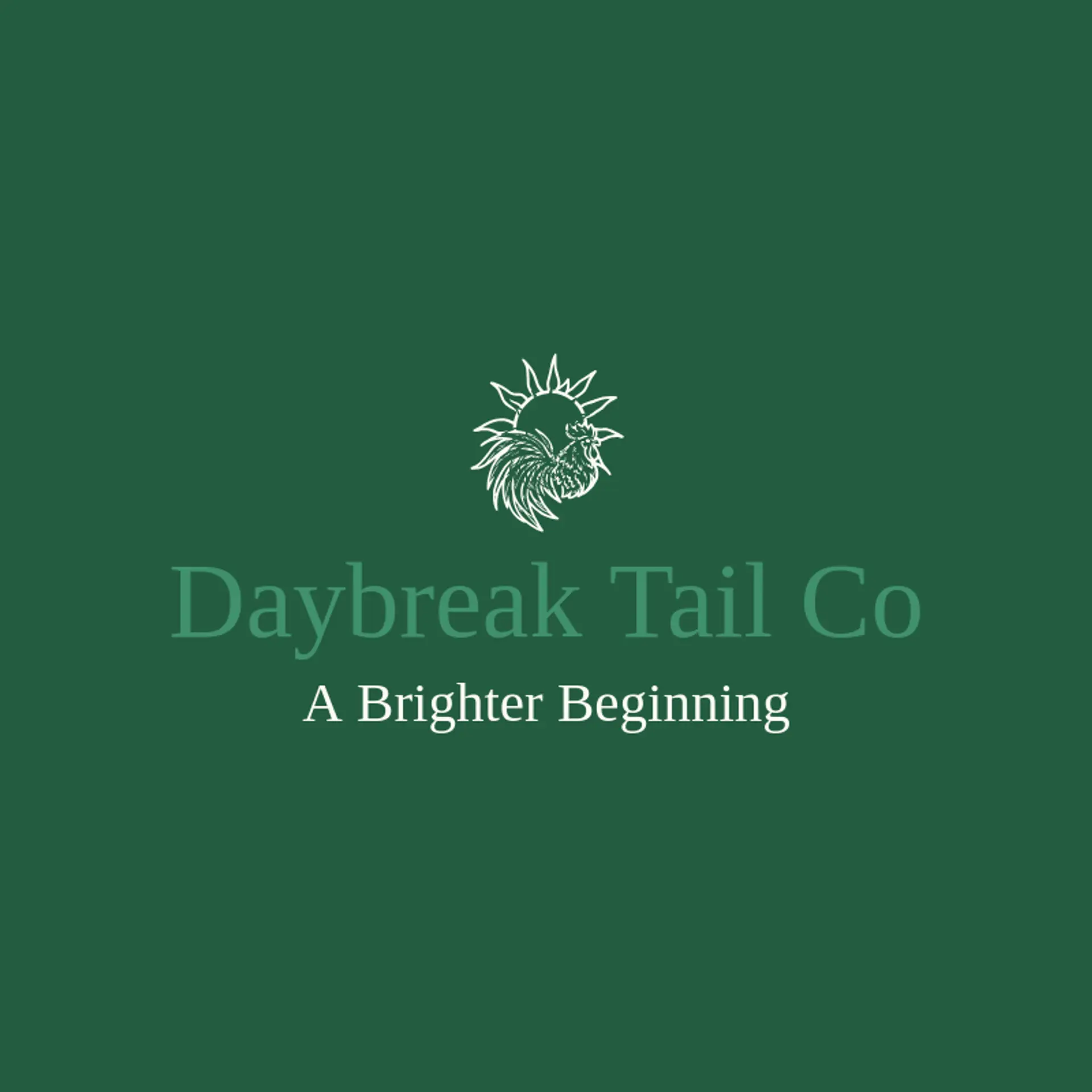 Daybreak Tail Co logo for rooster