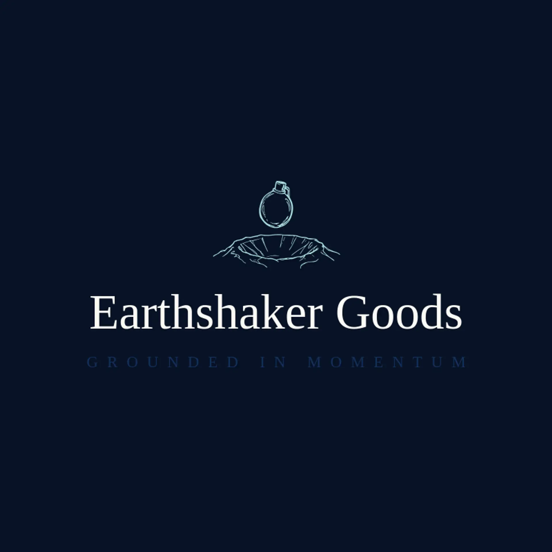 Earthshaker Goods logo for bomb