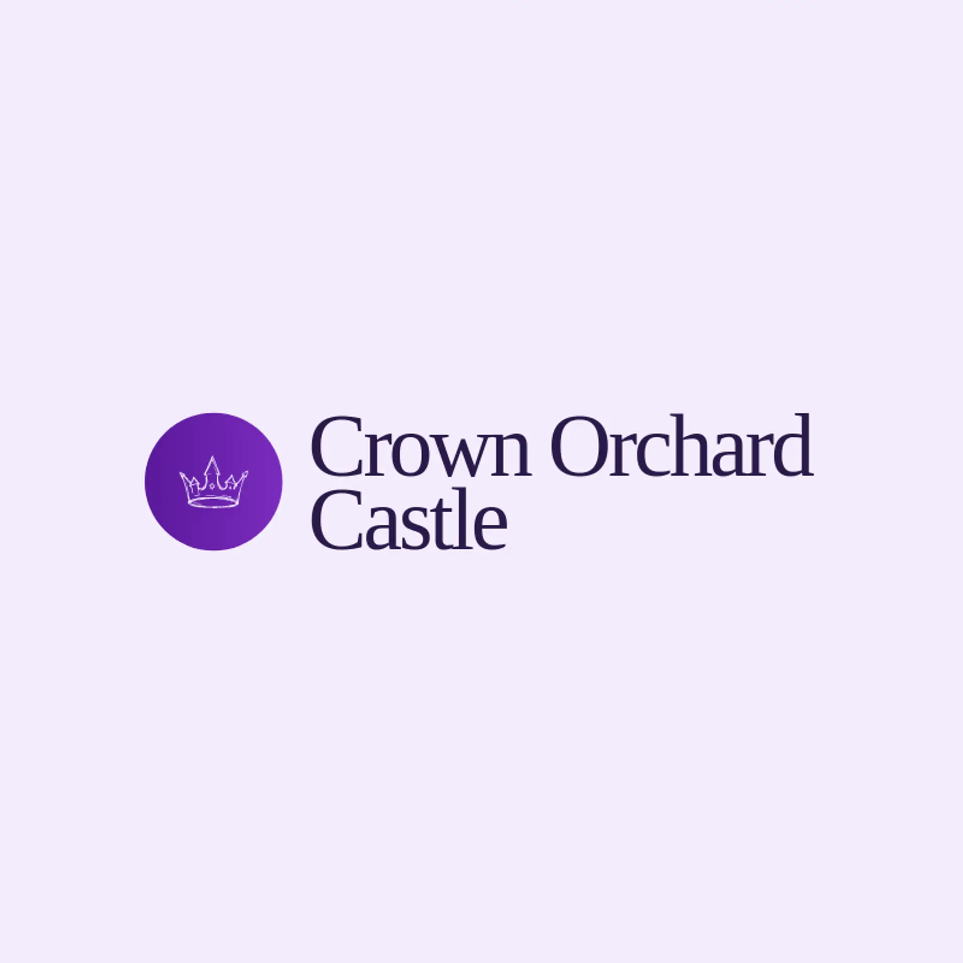 Crown Orchard Castle logo for castle