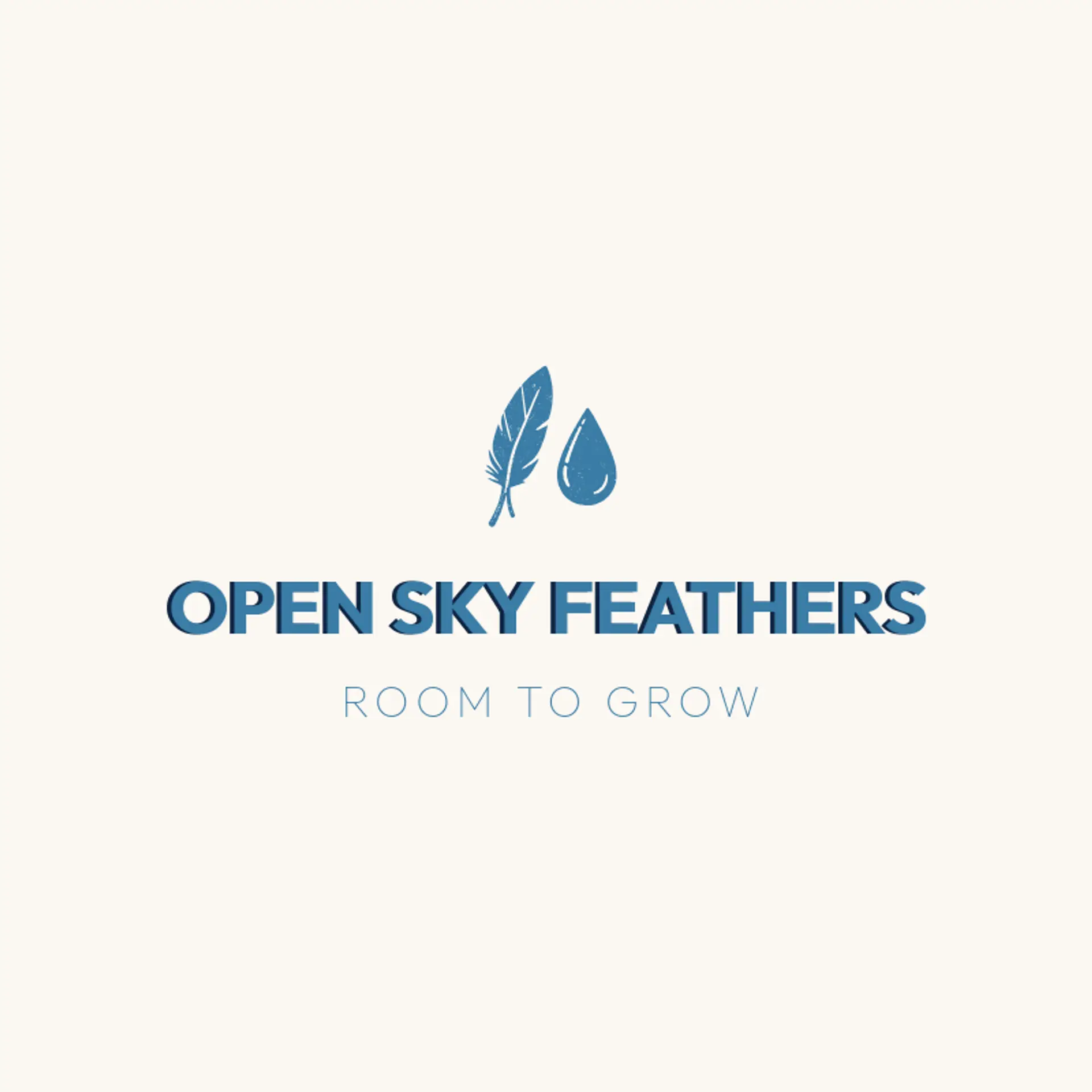 Open Sky Feathers logo for poultry farm
