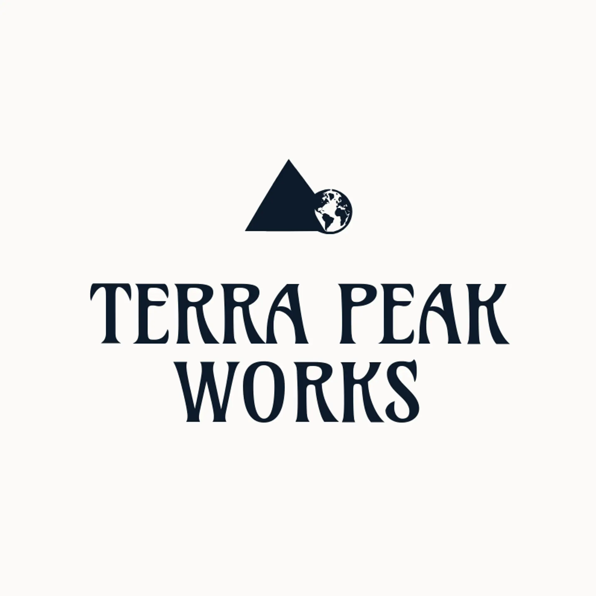 Terra Peak Works logo for globe