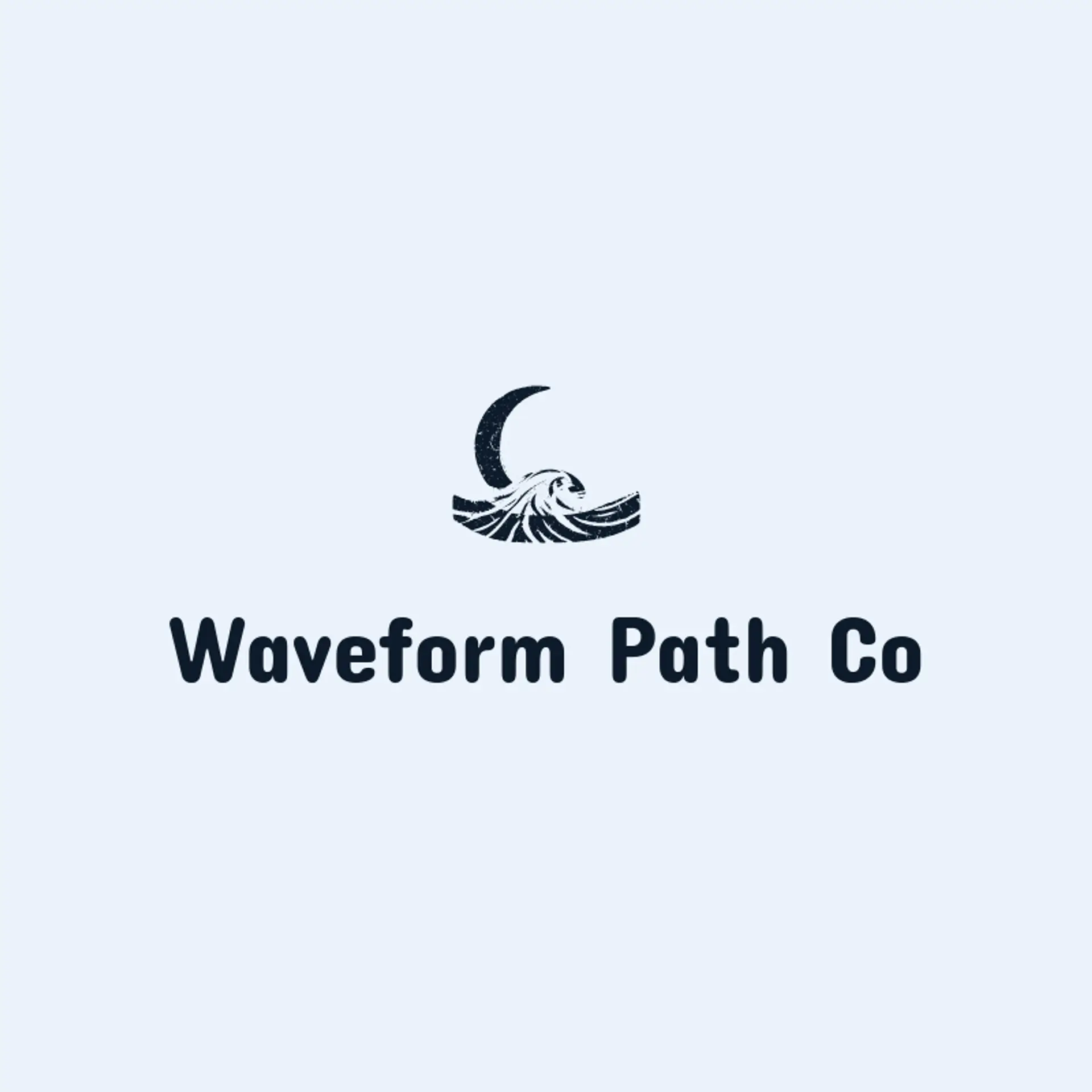 Waveform Path Co logo for negative space