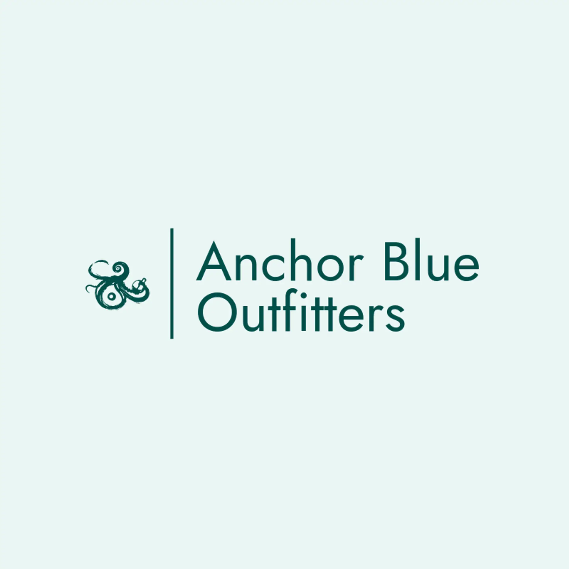 Anchor Blue Outfitters logo for octopus
