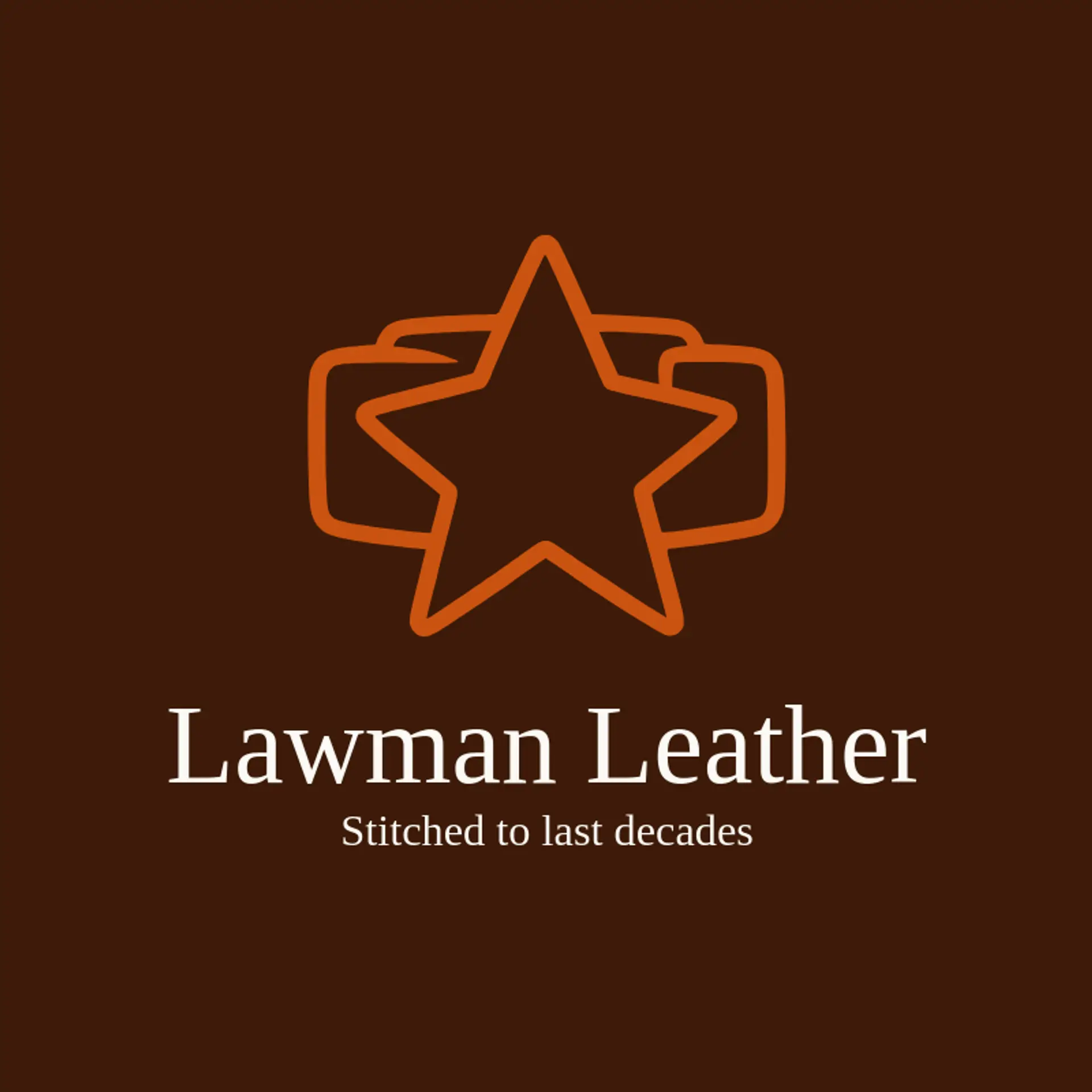 Lawman Leather logo for sheriff