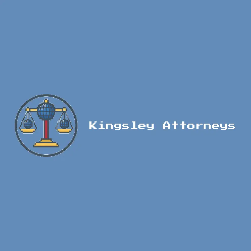 Scales around a globe, an immigration lawyer logo in a pixel style