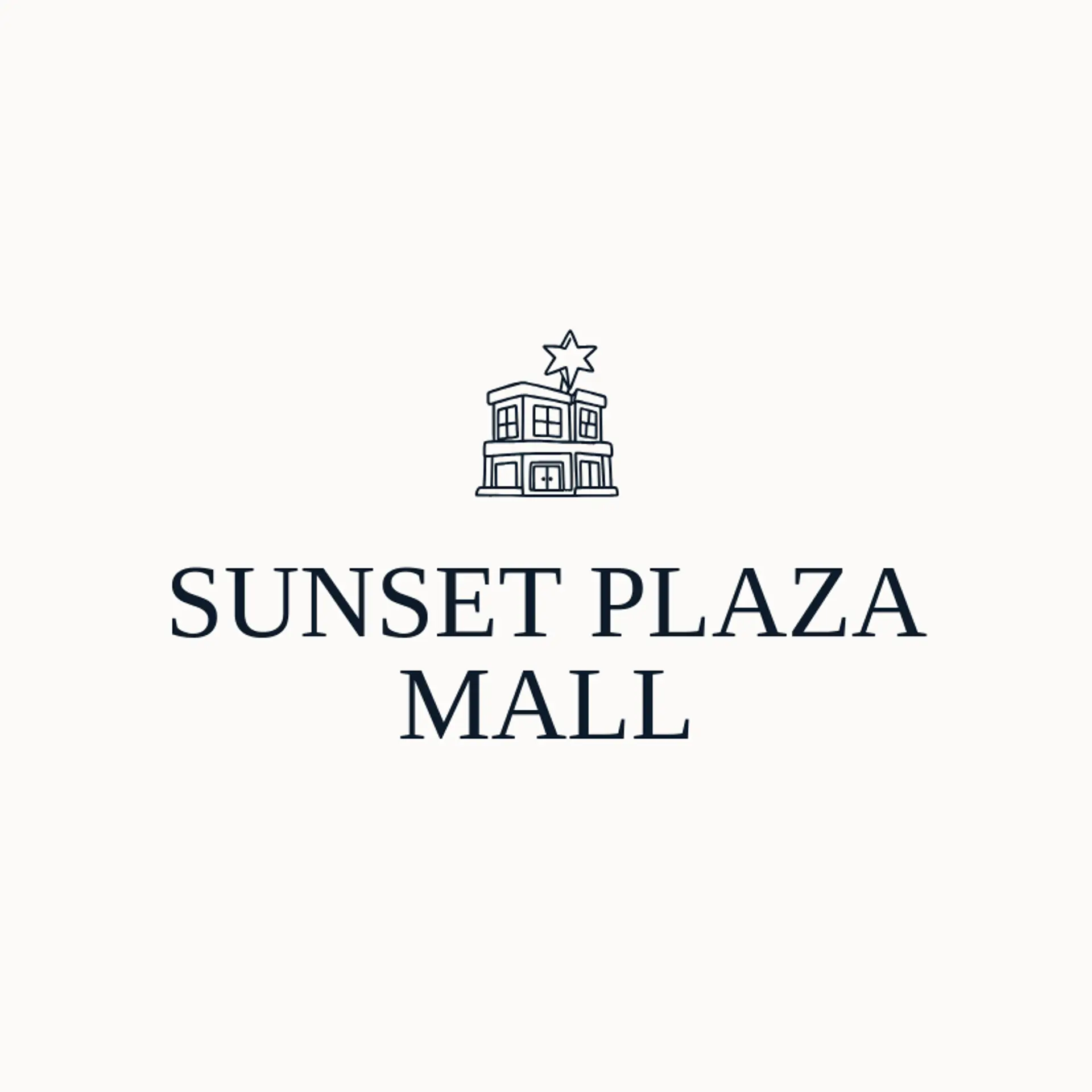 Sunset Plaza Mall logo for mall