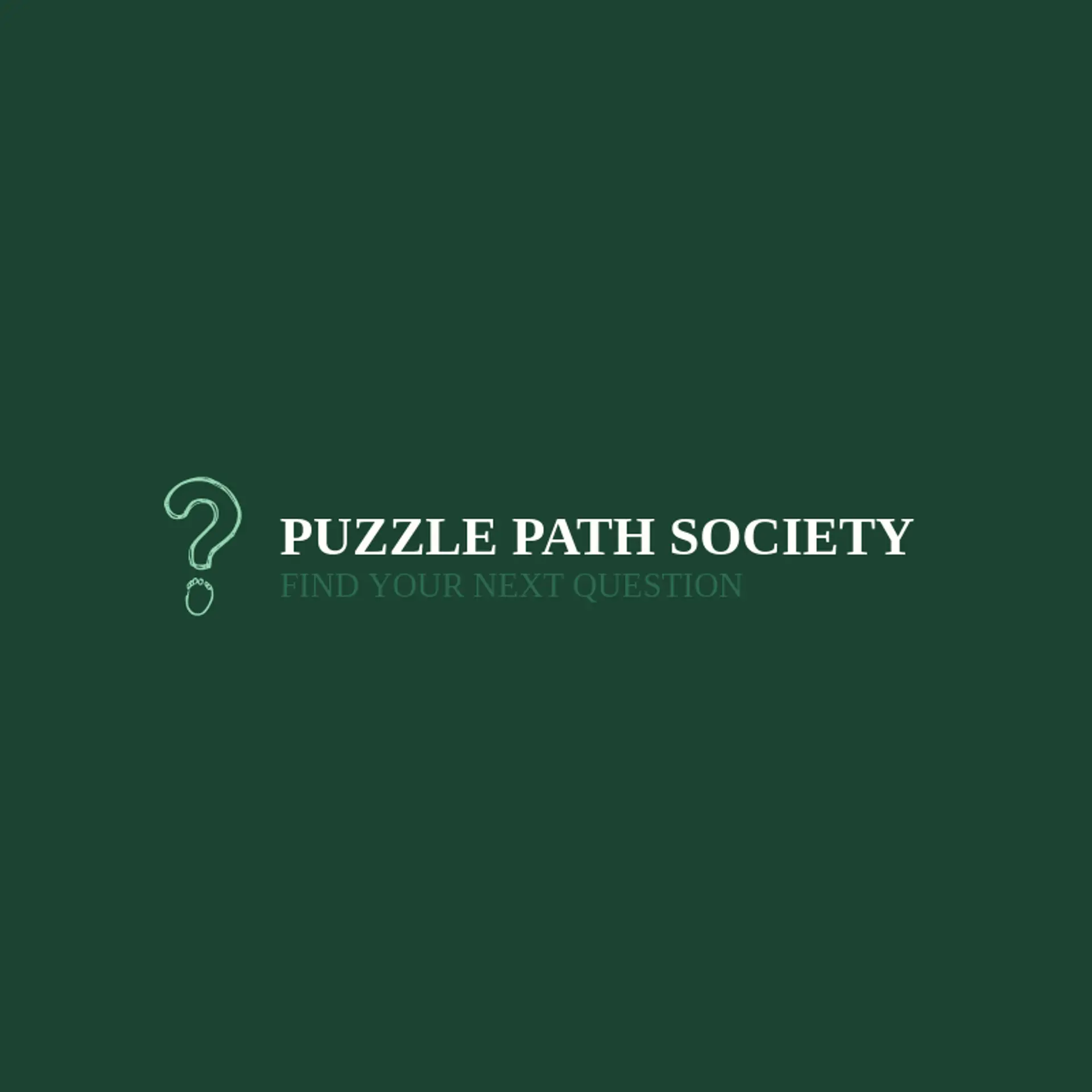 Puzzle Path Society logo for mystery