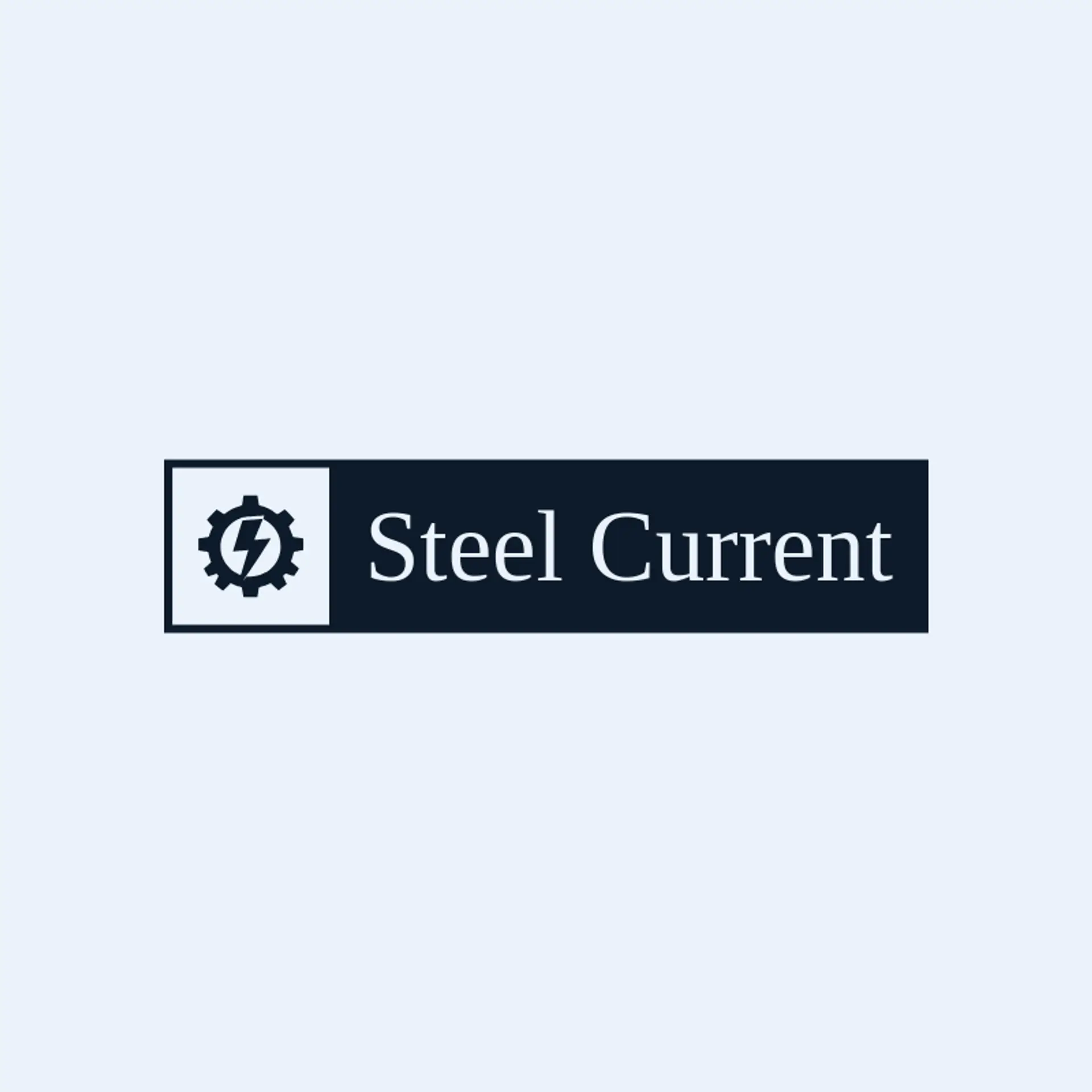 Steel Current logo for gear
