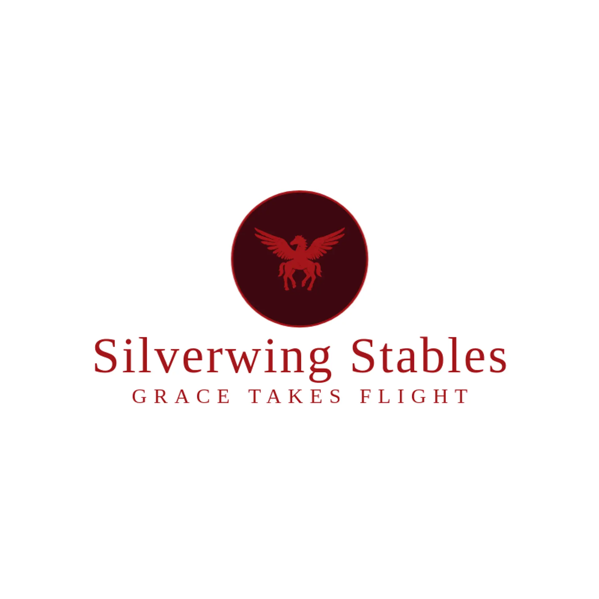 Silverwing Stables logo for pegasus