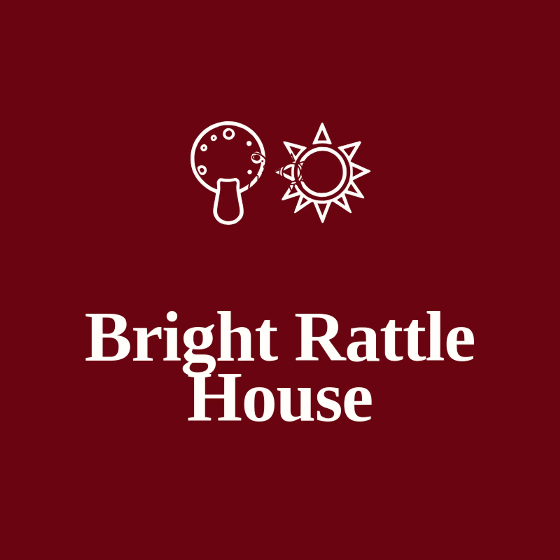Bright Rattle House logo for baby